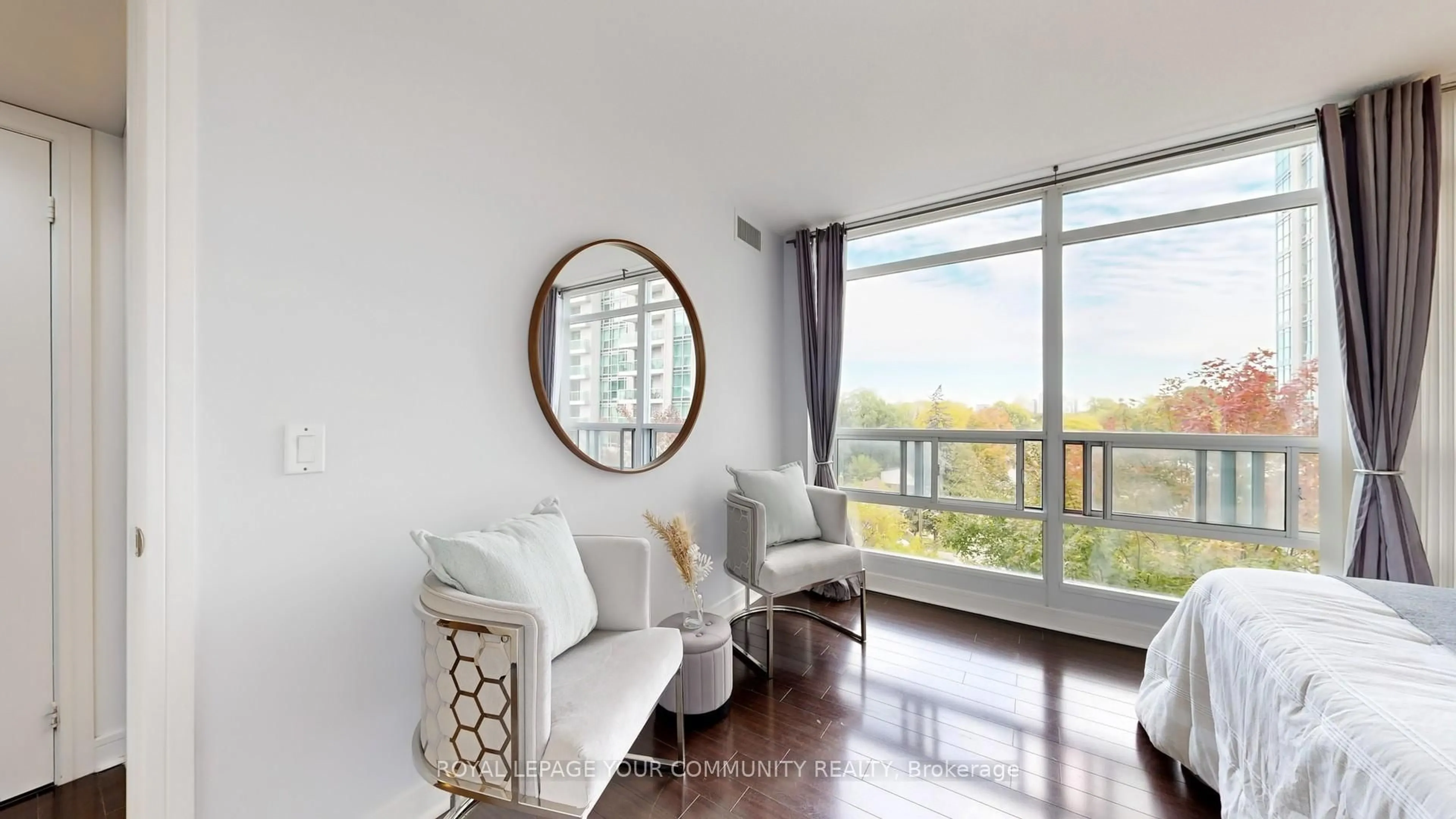 Living room with furniture, unknown for 35 Bales Ave #706, Toronto Ontario M2N 7L7