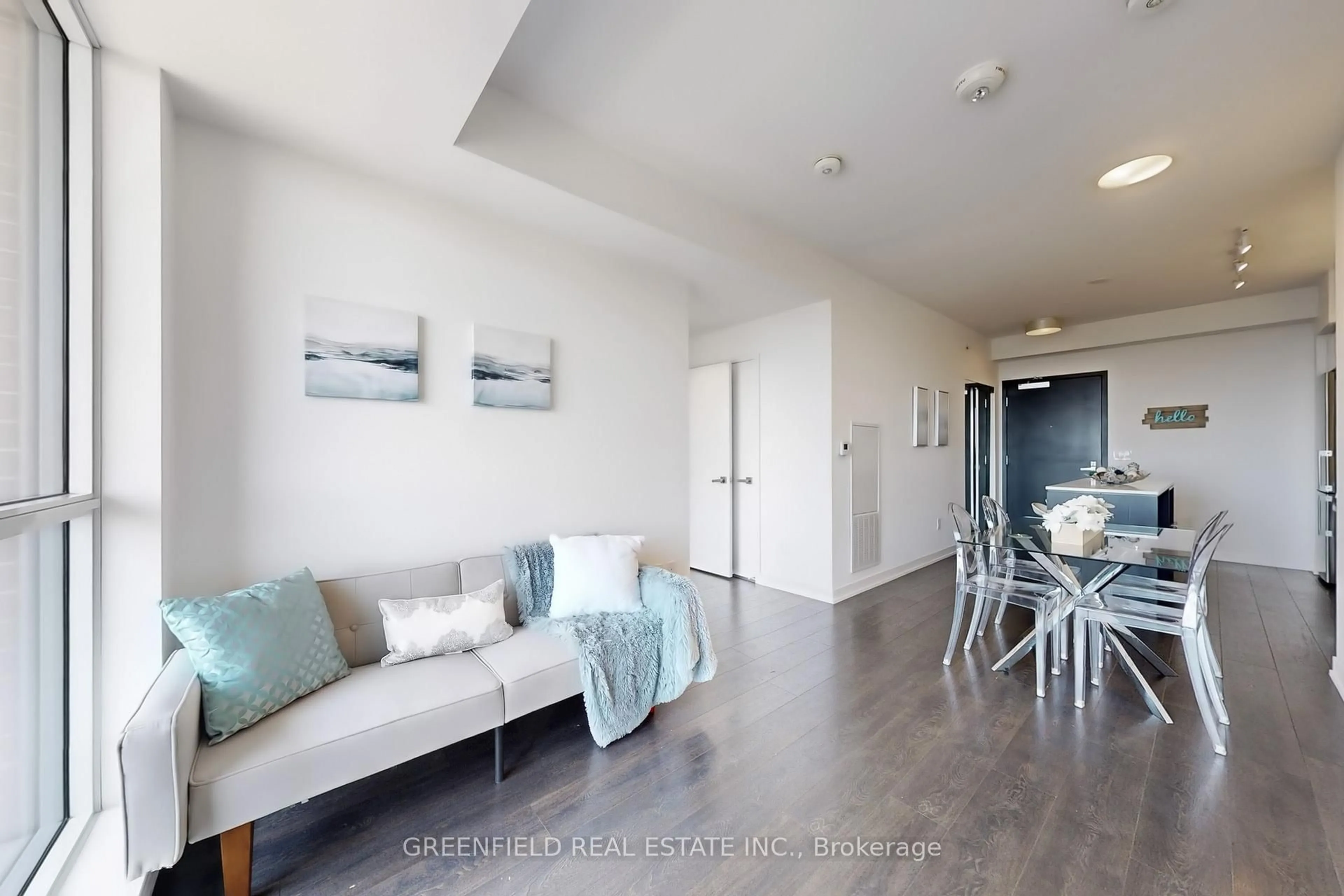 Living room with furniture, unknown for 31 Tippett Rd #1310, Toronto Ontario M3H 0C8