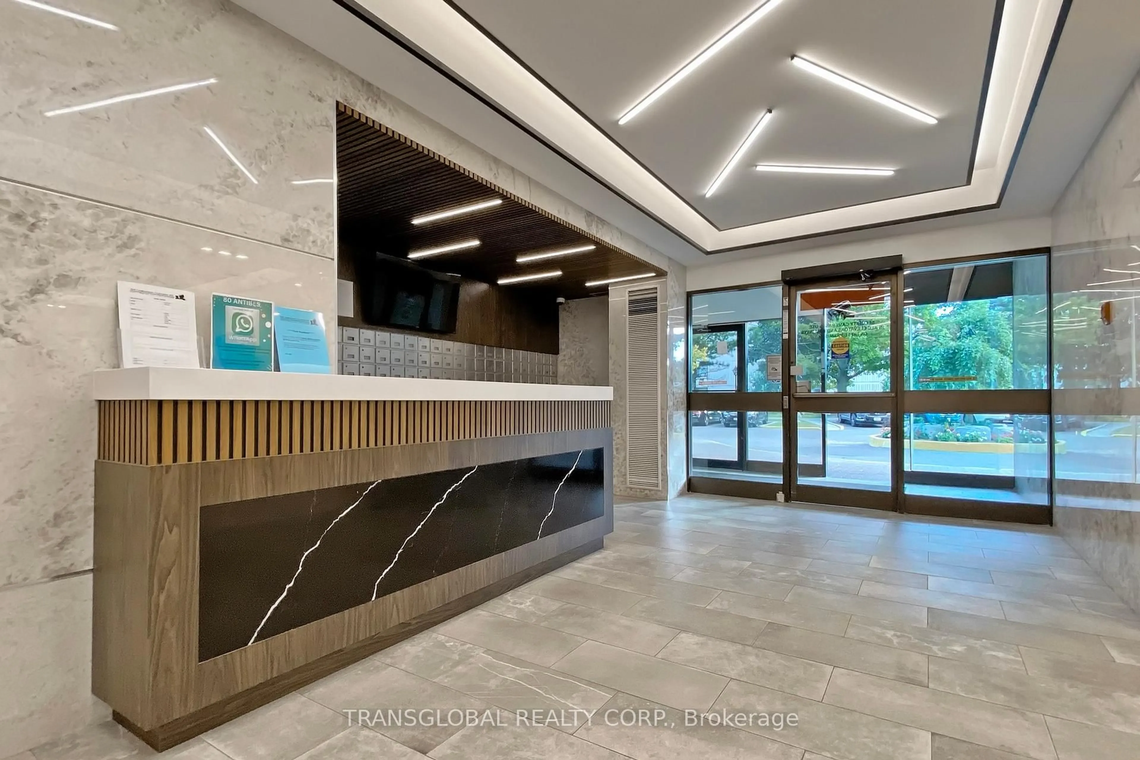 Lobby for 80 Antibes Dr #2801, Toronto Ontario M2R 3N5