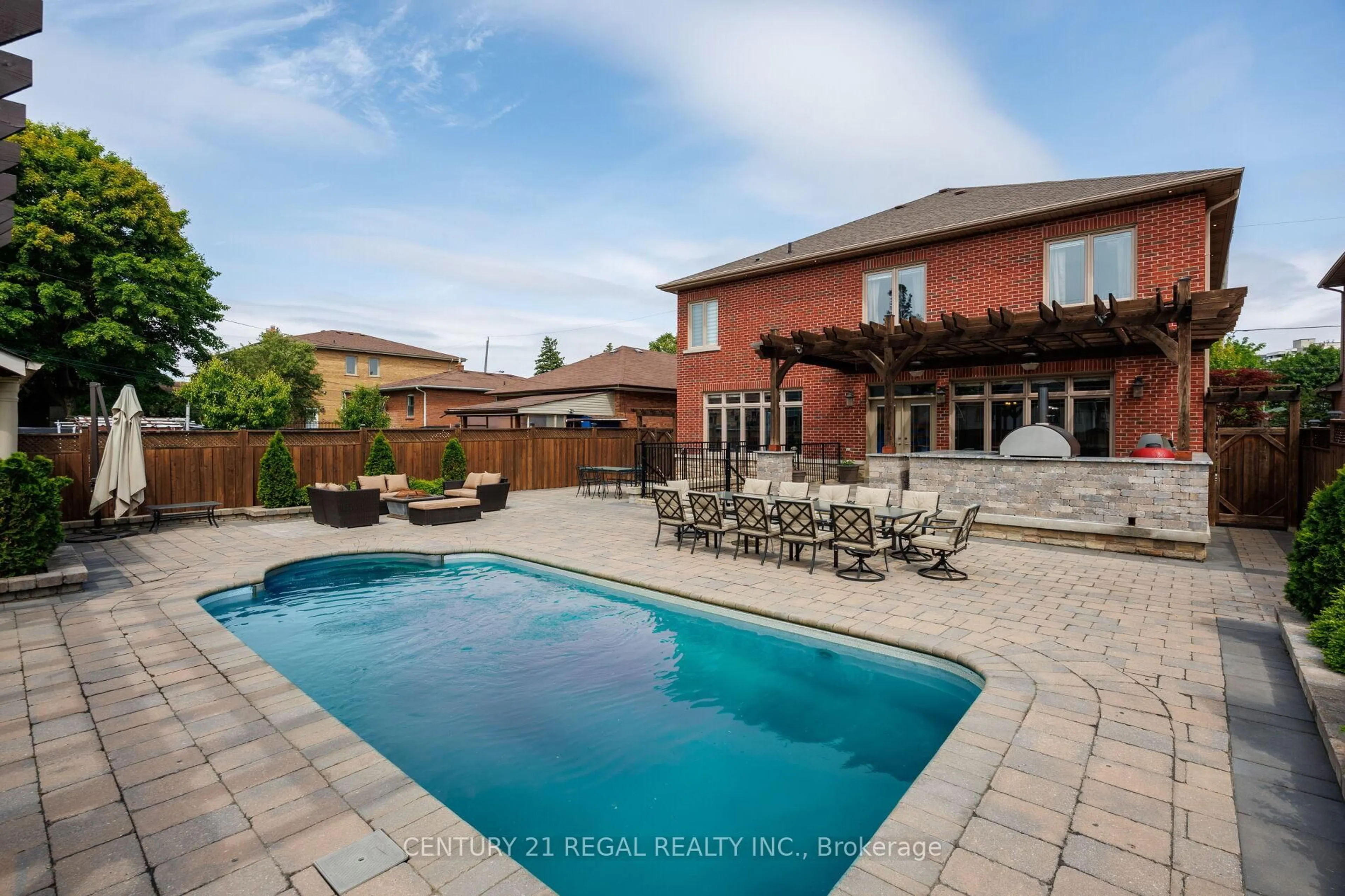 Patio, water/lake/river/ocean view for 127 Sultana Ave, Toronto Ontario M6A 1T6
