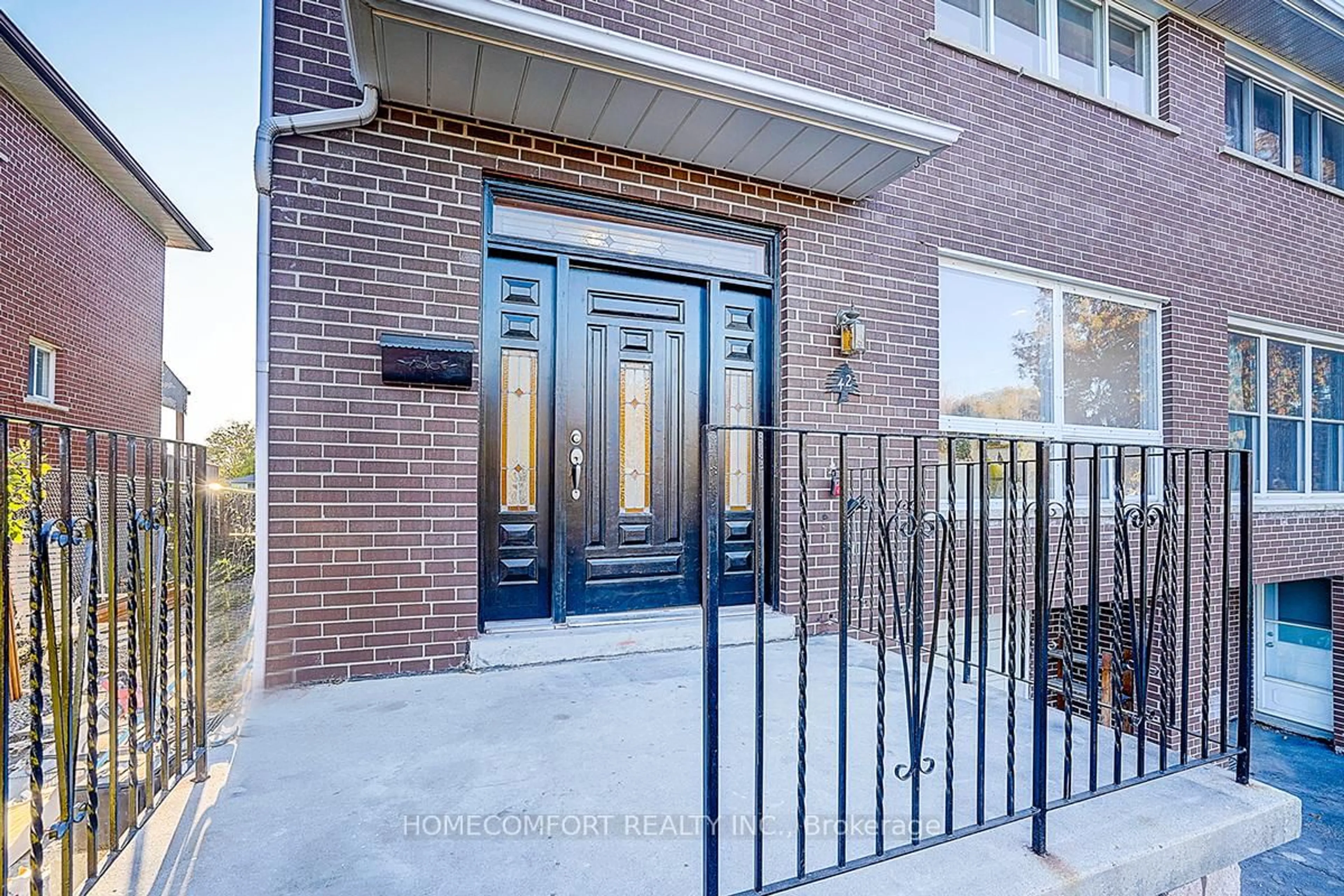 Home with brick exterior material, street for 42 Greyhound Dr, Toronto Ontario M2H 1K3