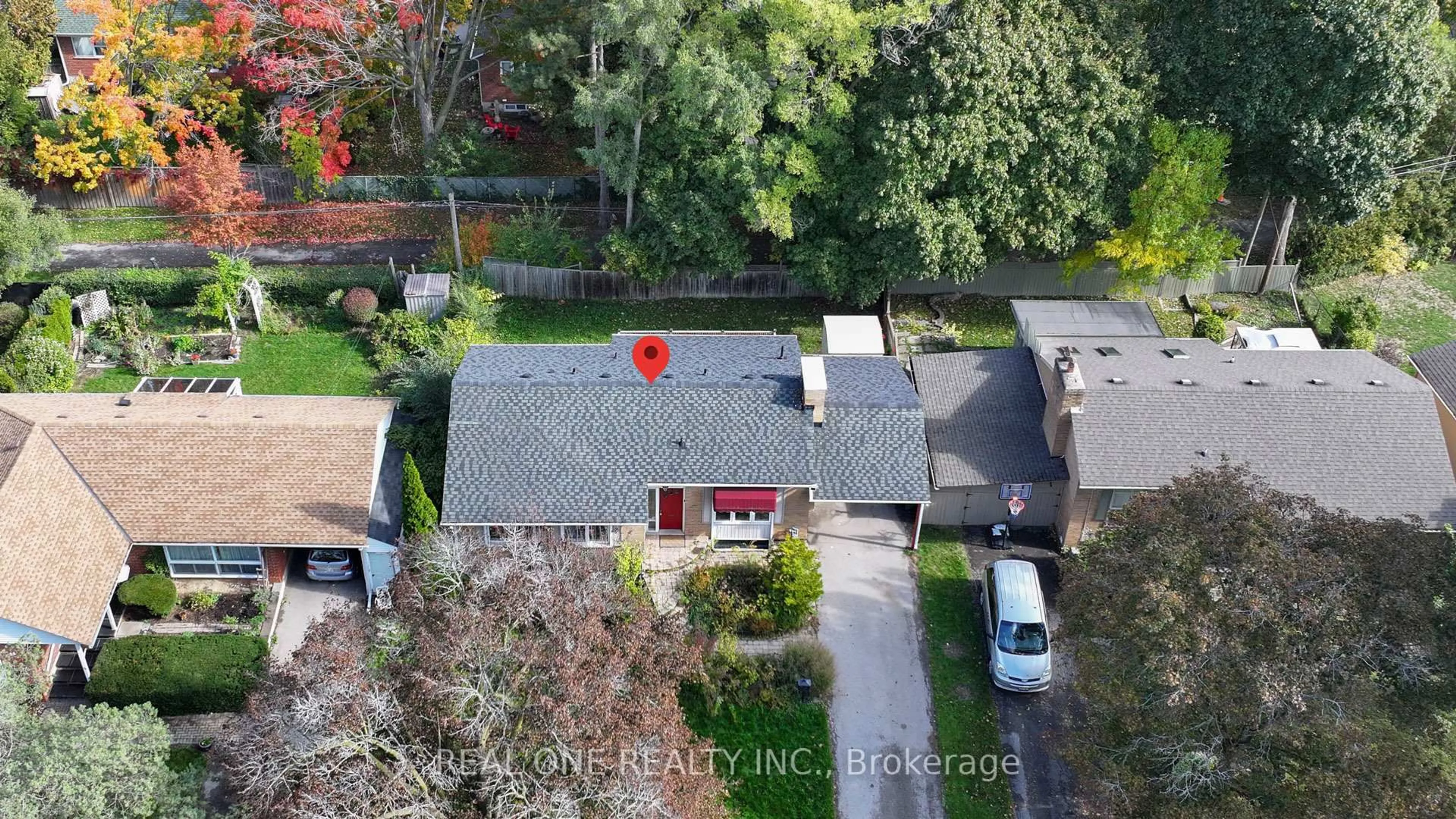 A pic from outside/outdoor area/front of a property/back of a property/a pic from drone, street for 60 Paperbirch Dr, Toronto Ontario M3C 2E7