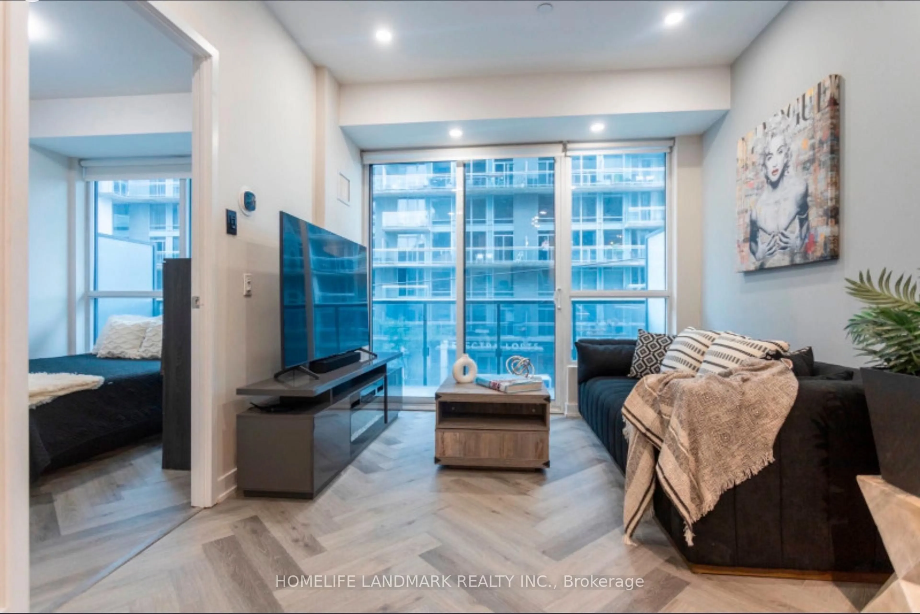 Living room with furniture, unknown for 1030 King St #228, Toronto Ontario M6K 3N3