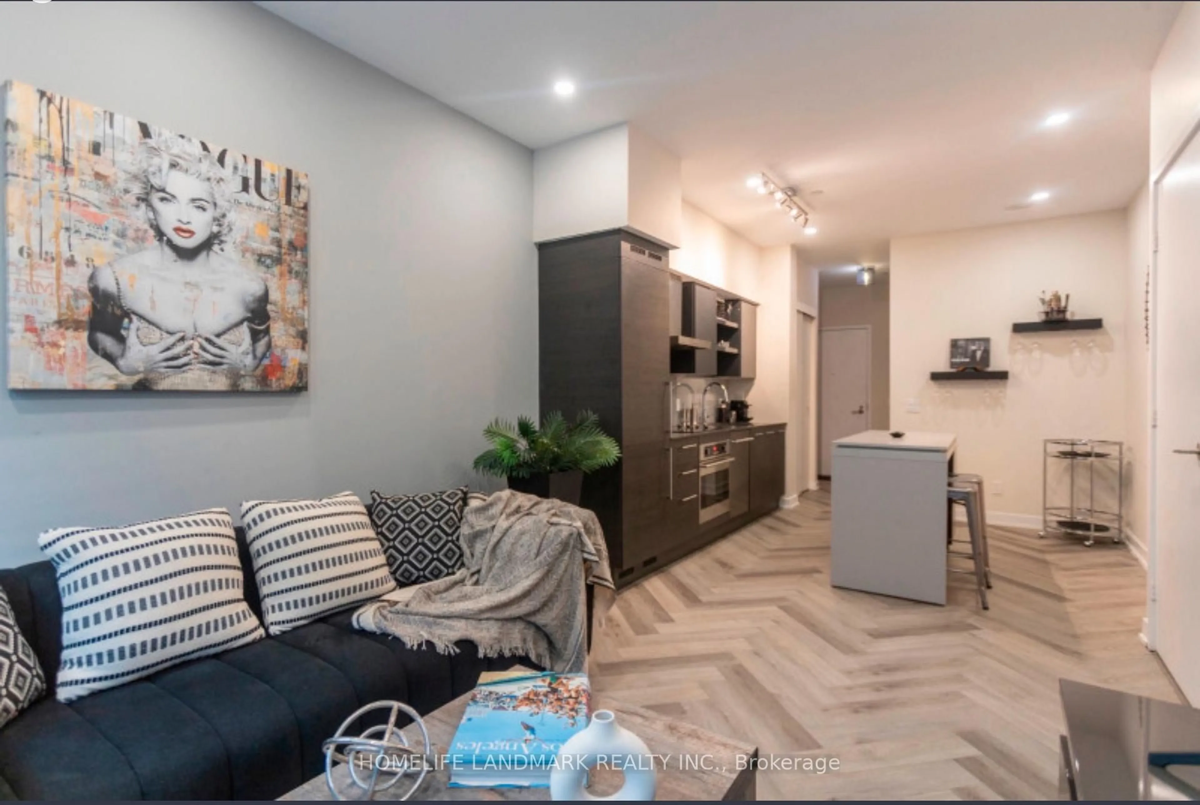 Living room with furniture, unknown for 1030 King St #228, Toronto Ontario M6K 3N3