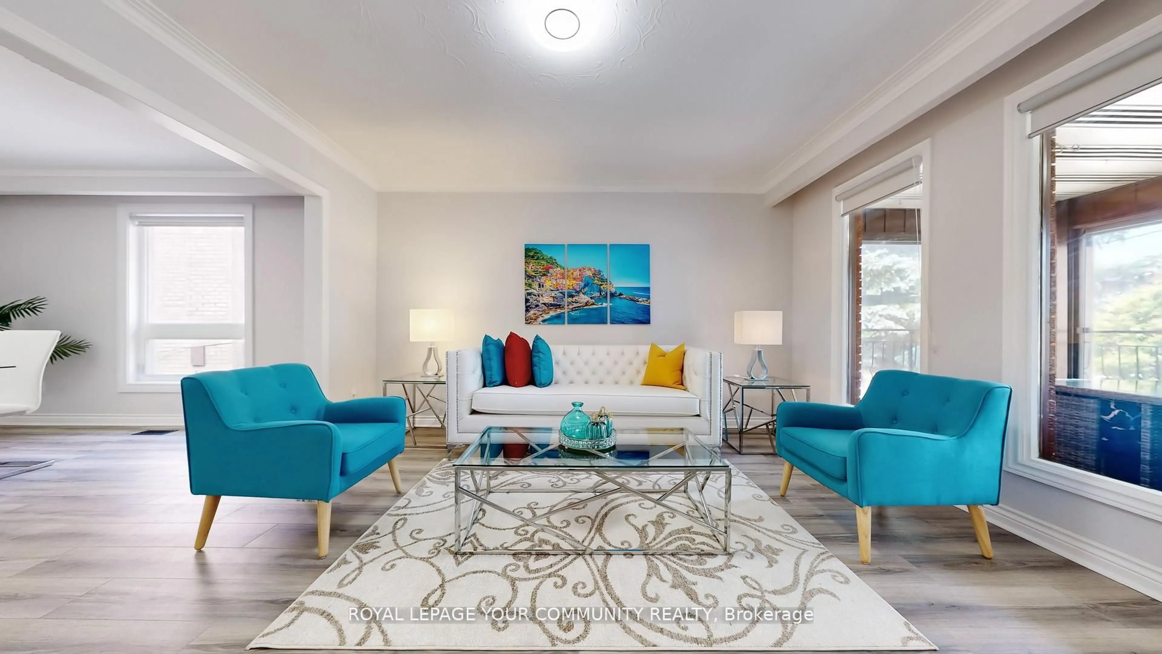 Living room with furniture, unknown for 731 Glencairn Ave, Toronto Ontario M6B 1Z9