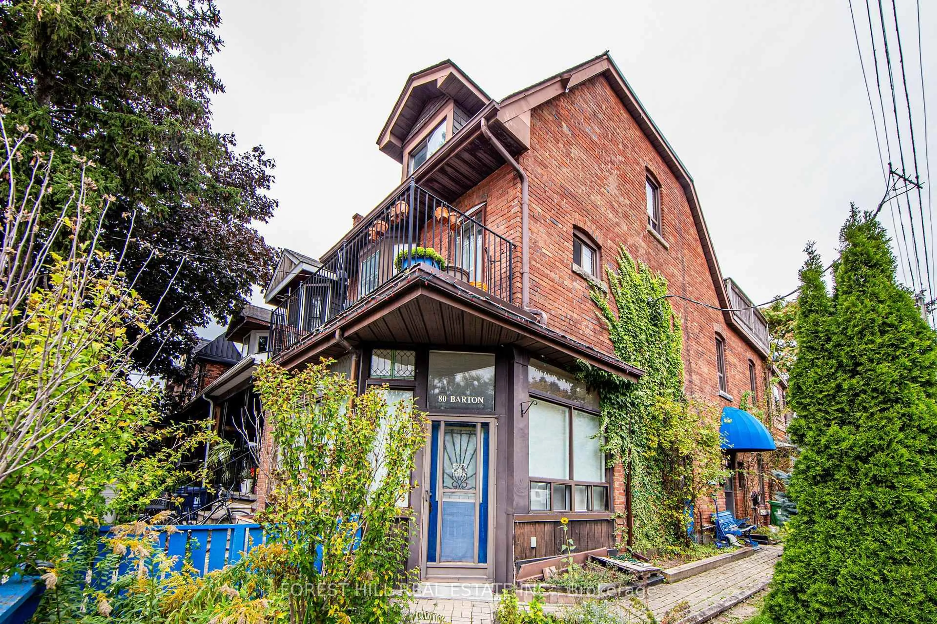 Home with brick exterior material, street for 80 Barton Ave, Toronto Ontario M6G 1P6
