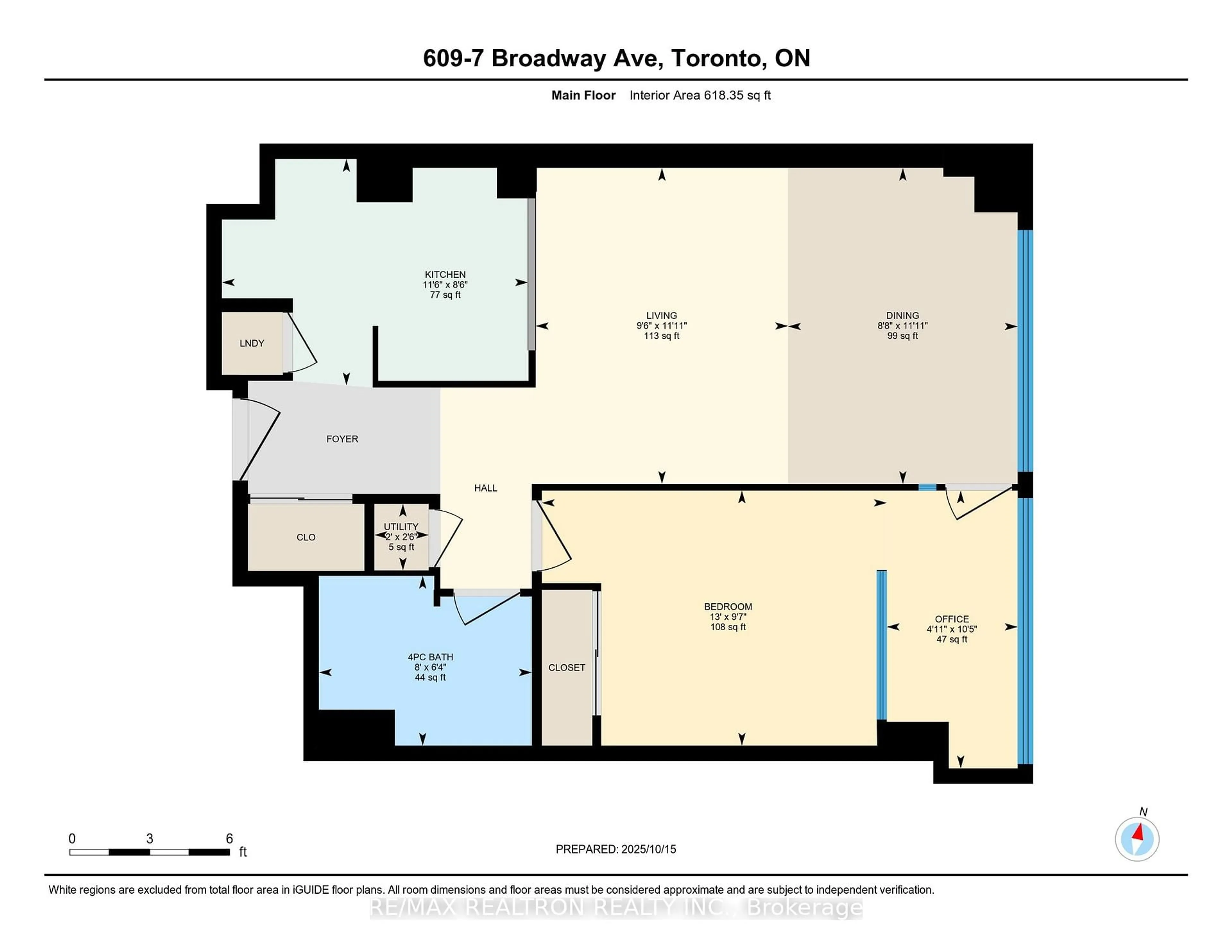 Floor plan for 7 Broadway Ave, Toronto Ontario M4P 3C5