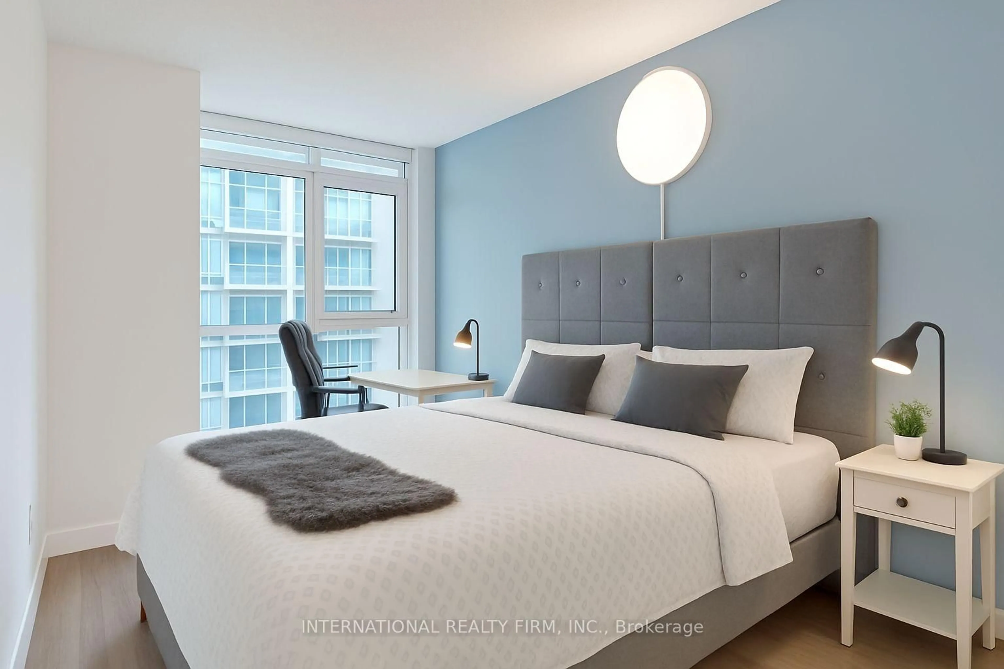 Bedroom with bed, unknown for 151 Dan Leckie Way, Toronto Ontario M5V 4B2