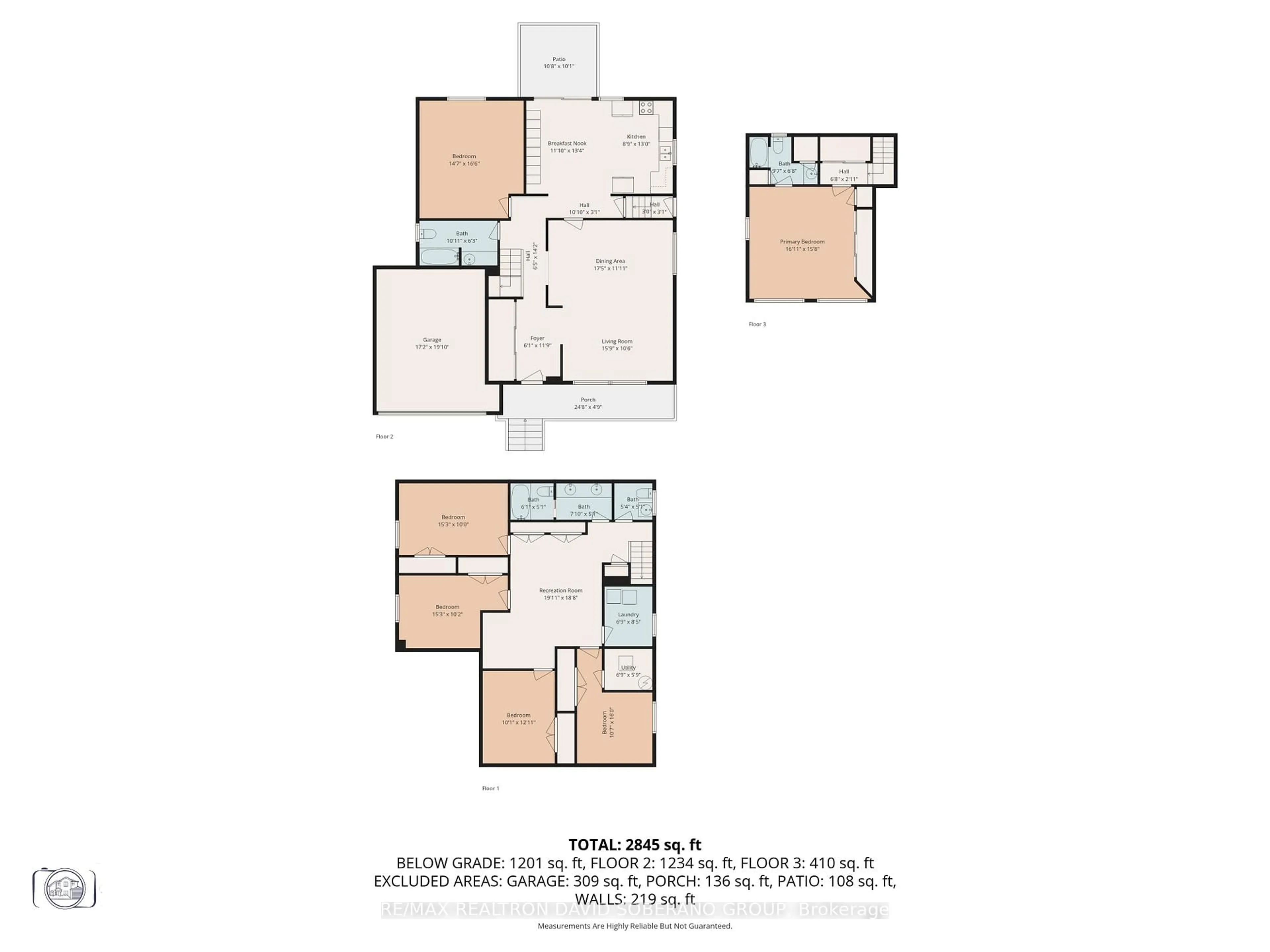 Floor plan for 89 Allingham Gardens, Toronto Ontario M3H 1X9