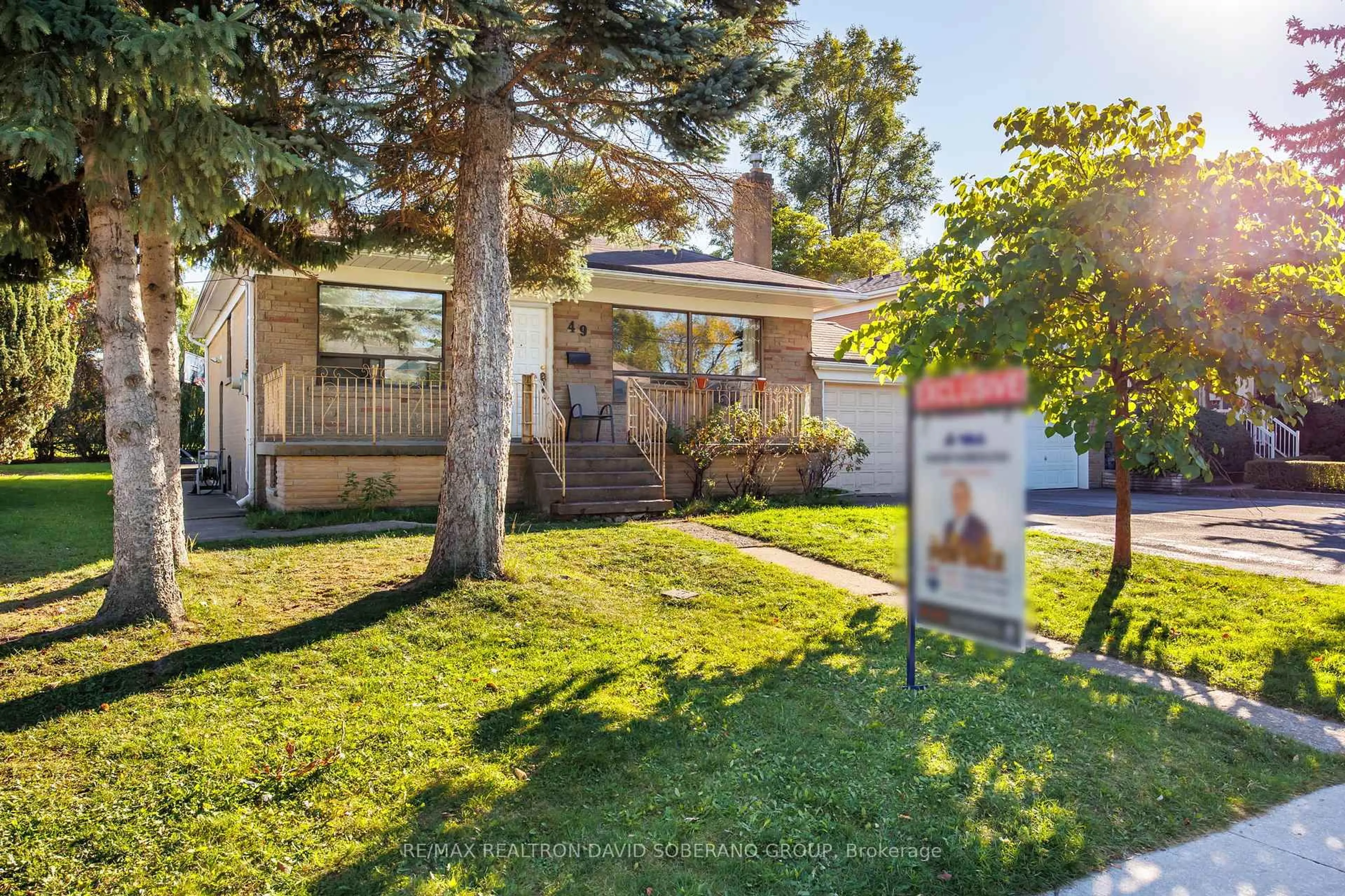 Home with vinyl exterior material, street for 49 Danby Ave, Toronto Ontario M3H 2J4