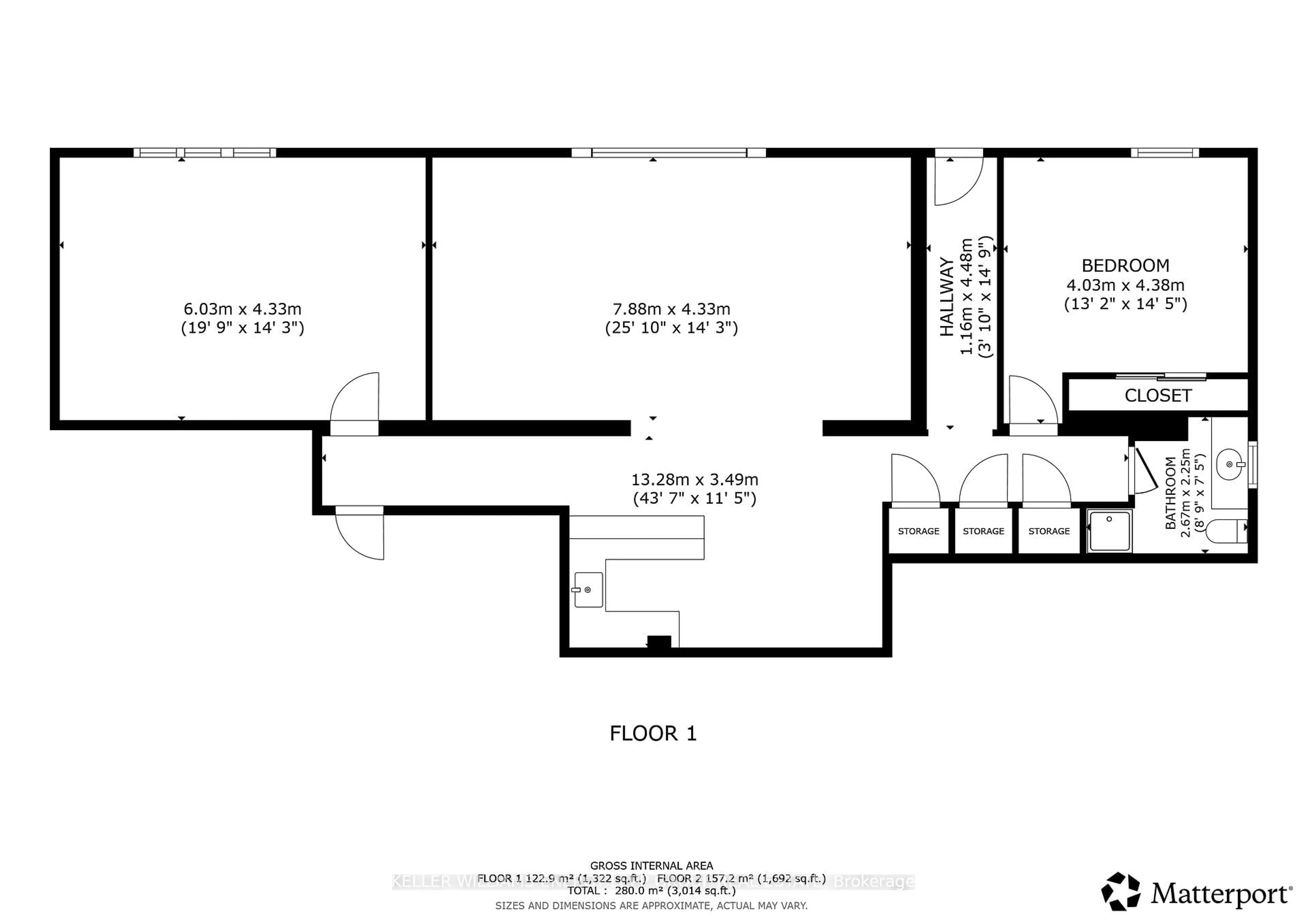 Floor plan for 15 Artinger Crt, Toronto Ontario M3B 1J9