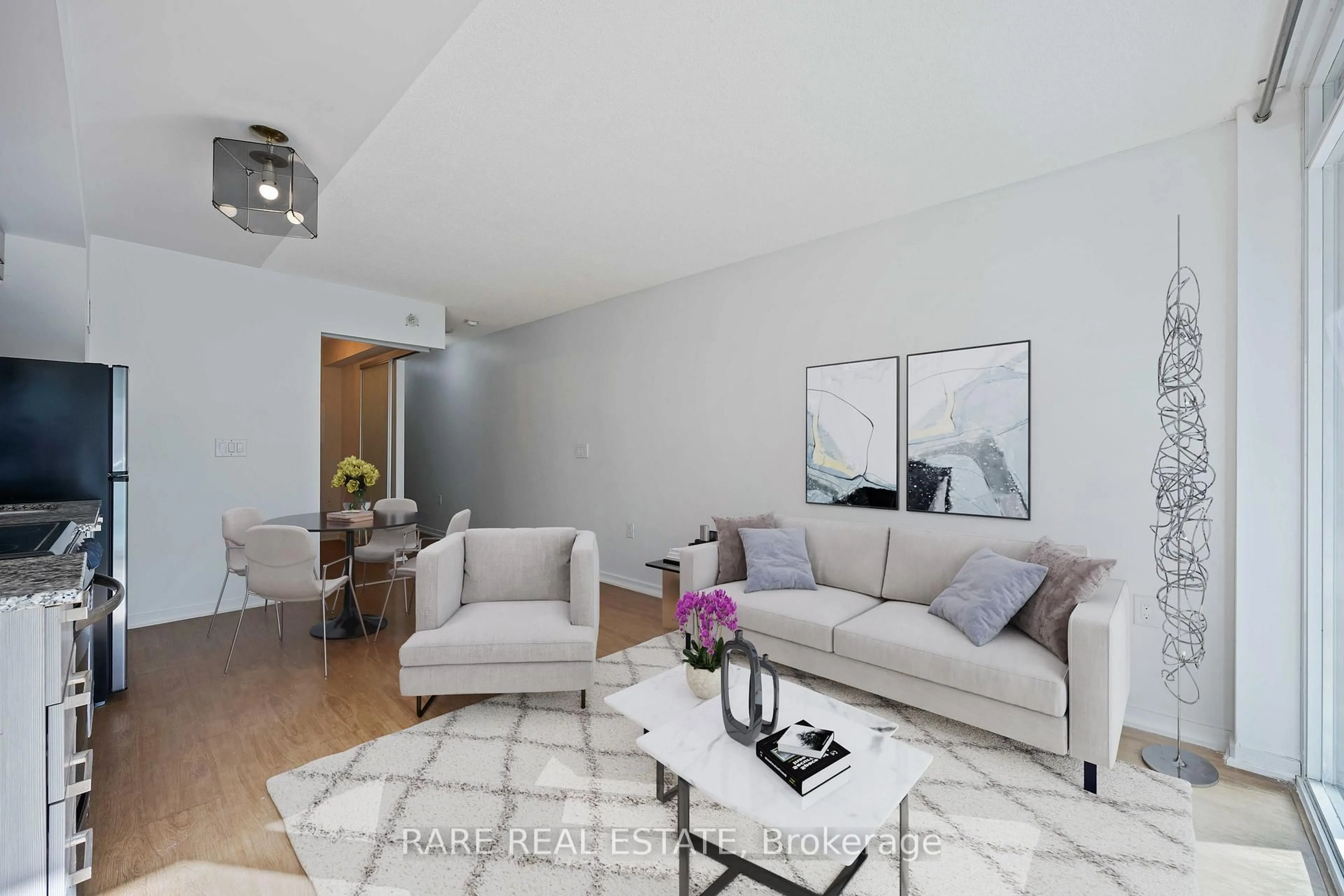 Living room with furniture, unknown for 36 Lisgar St #519W, Toronto Ontario M6J 0C7