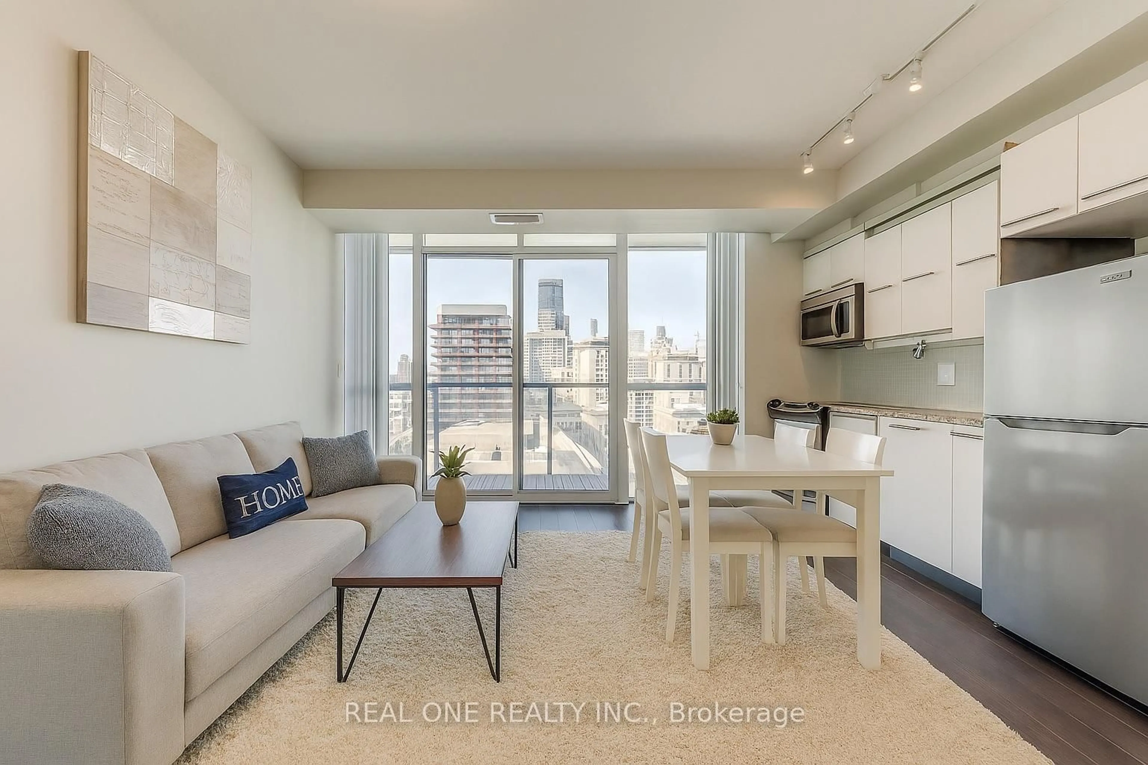 Living room with furniture, unknown for 126 Simcoe St #2007, Toronto Ontario M5H 4E6