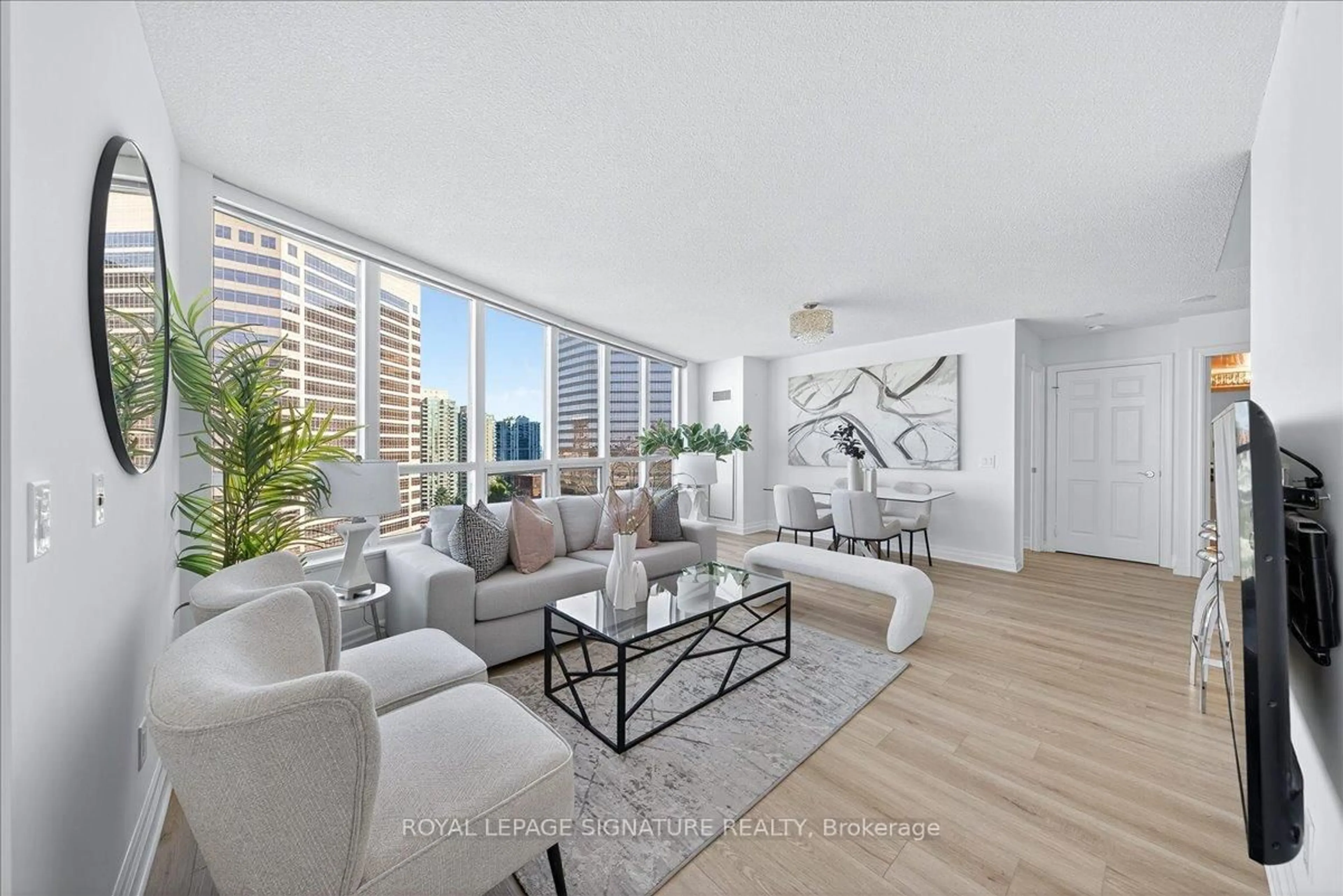 Living room with furniture, unknown for 25 Greenview Ave #1520, Toronto Ontario M2M 0A5