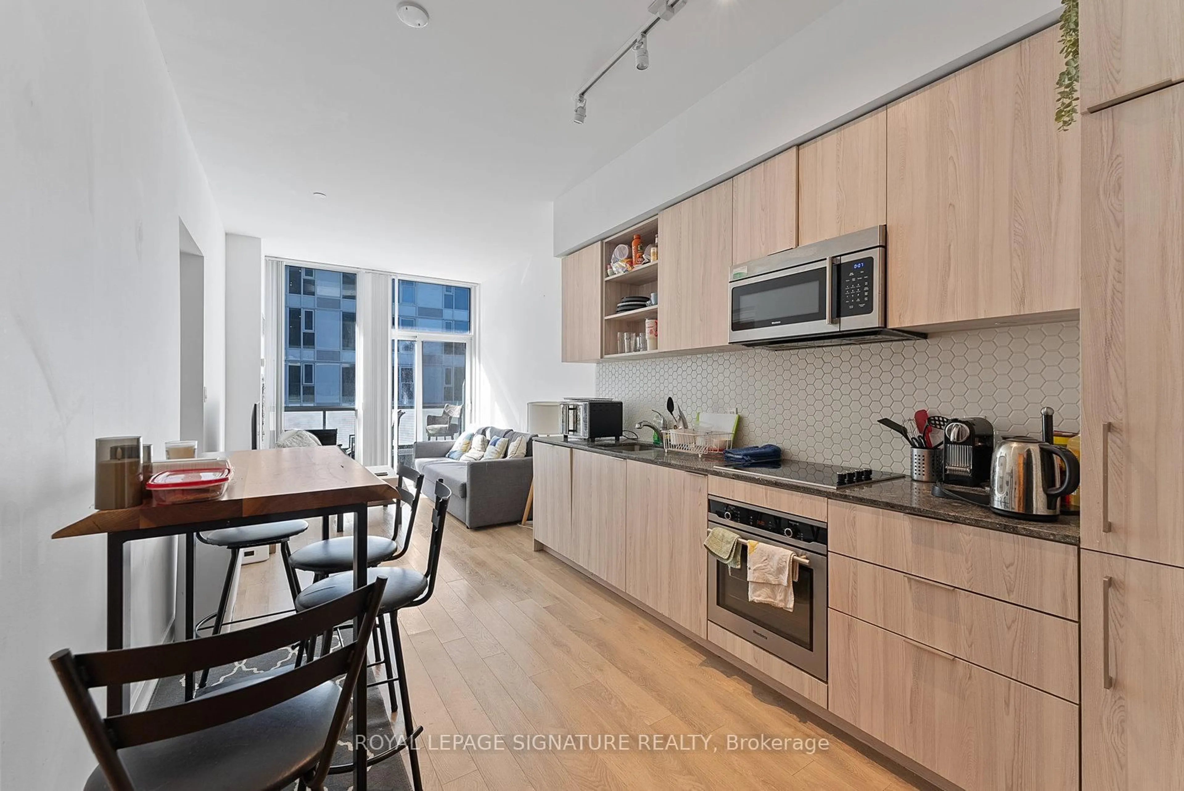 Open concept kitchen, unknown for 50 Ordnance St #405, Toronto Ontario M6K 0C9