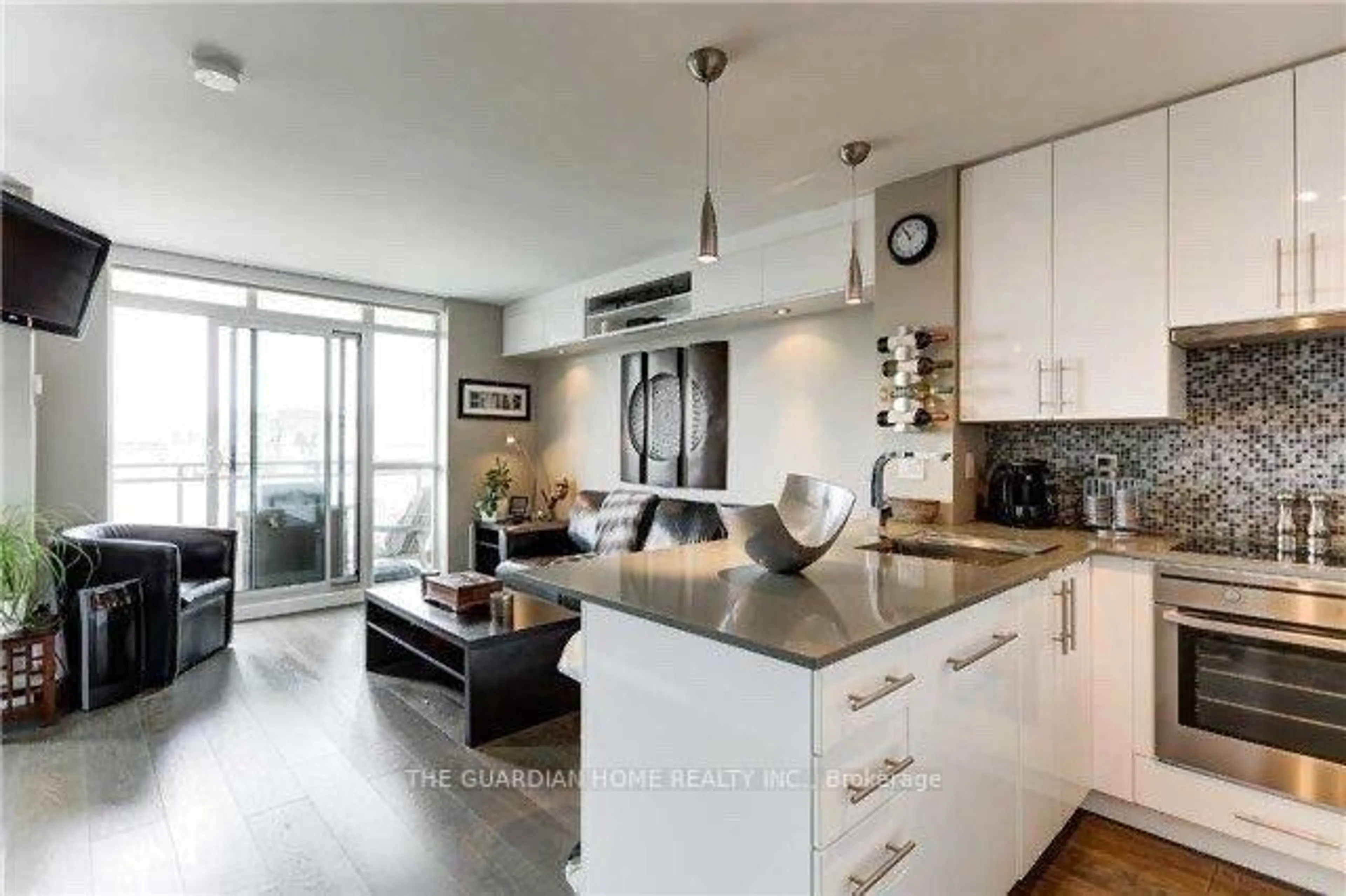 Open concept kitchen, unknown for 120 Dallimore Circ #323, Toronto Ontario M3C 4J1