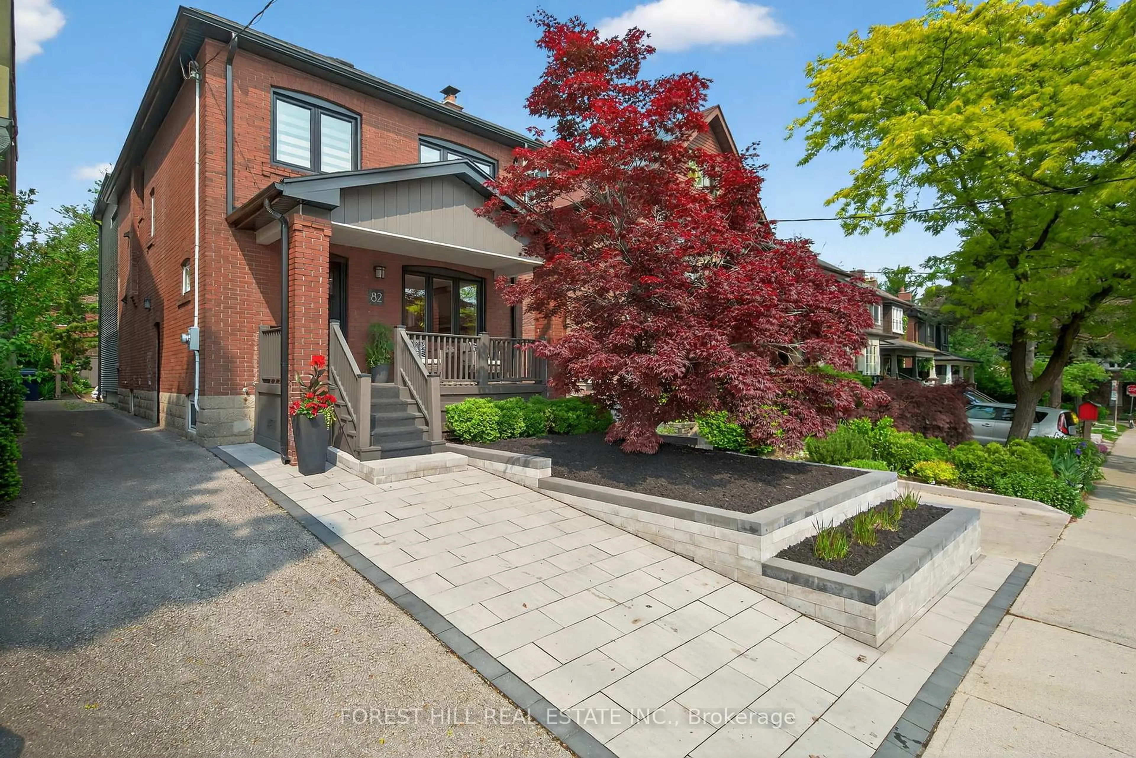 Home with brick exterior material, street for 82 Pinewood Ave, Toronto Ontario M6C 2V1