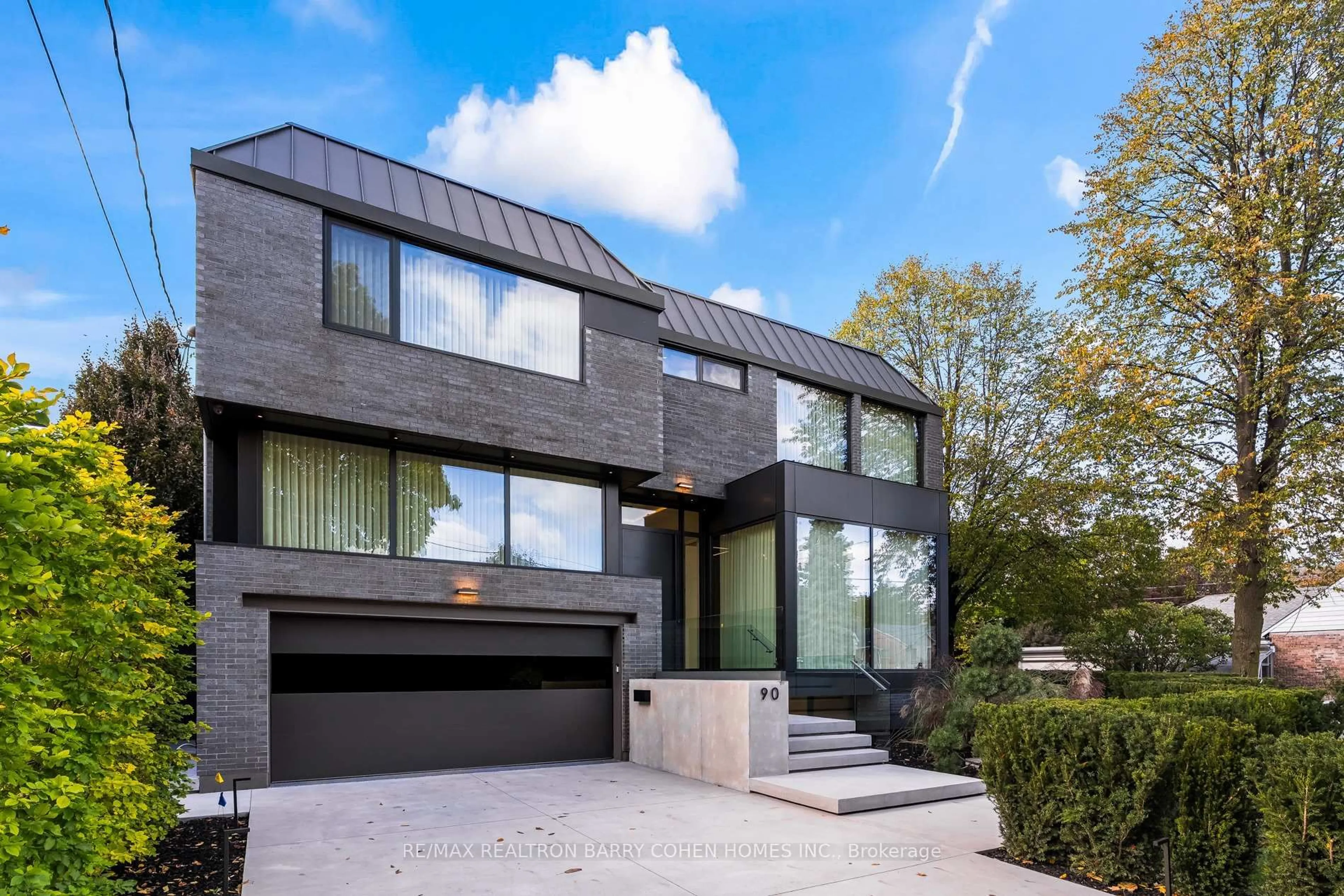 Home with brick exterior material, street for 90 Esgore Dr, Toronto Ontario M5M 3R8