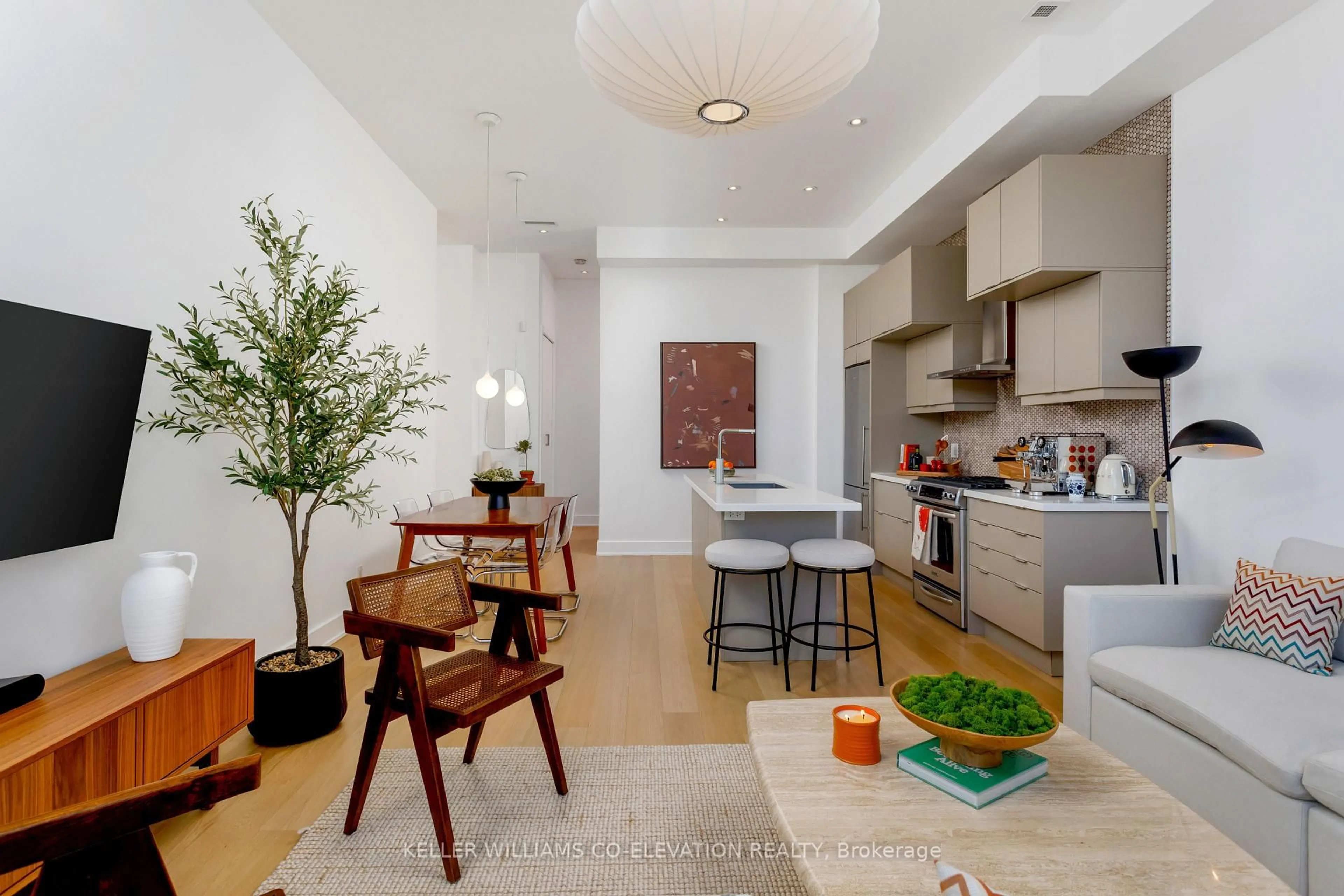 Open concept kitchen, unknown for 483 Dupont St #204, Toronto Ontario M6G 1Y6