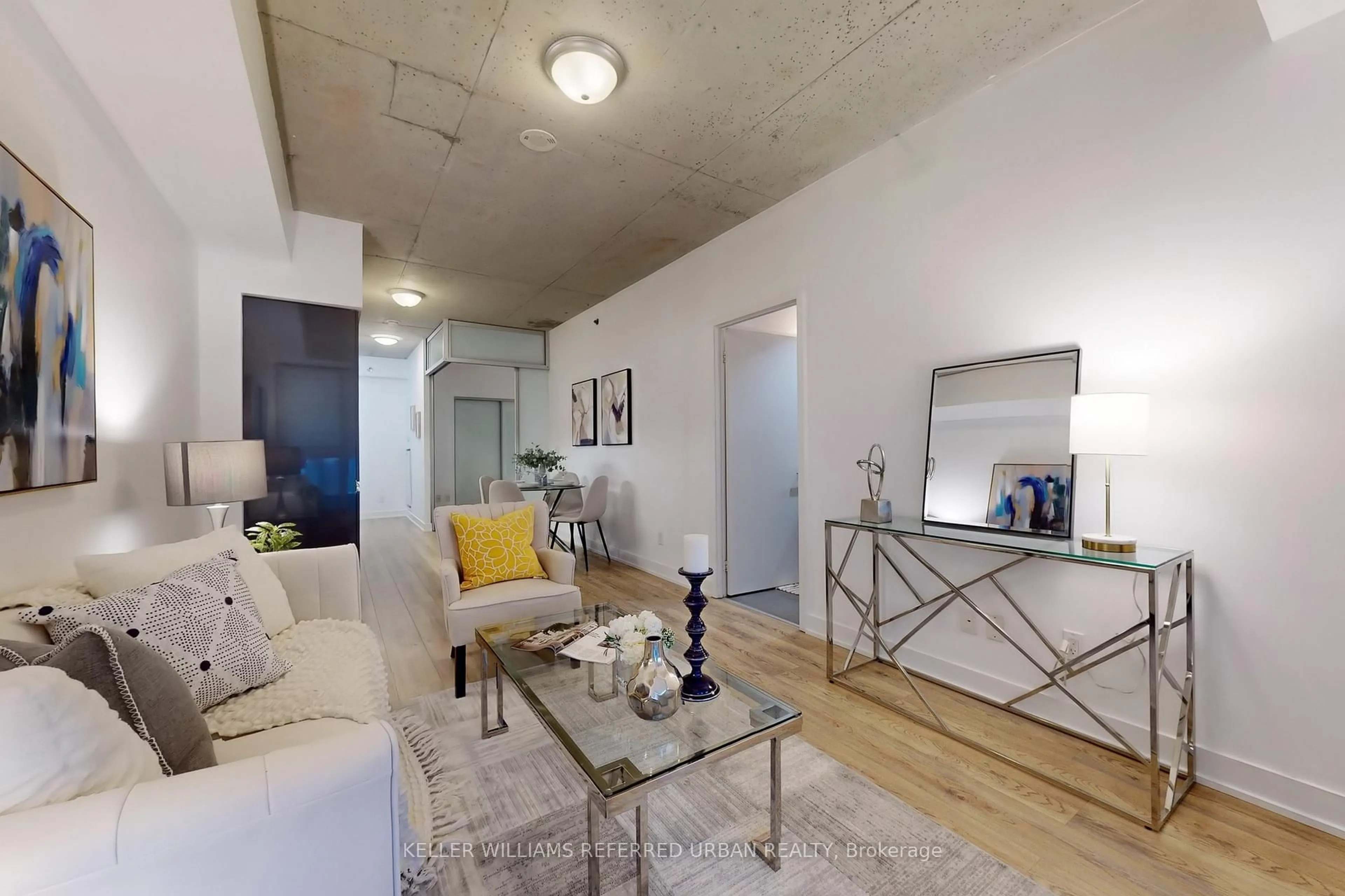 Living room with furniture, unknown for 20 Gladstone Ave #416, Toronto Ontario M6J 3K6
