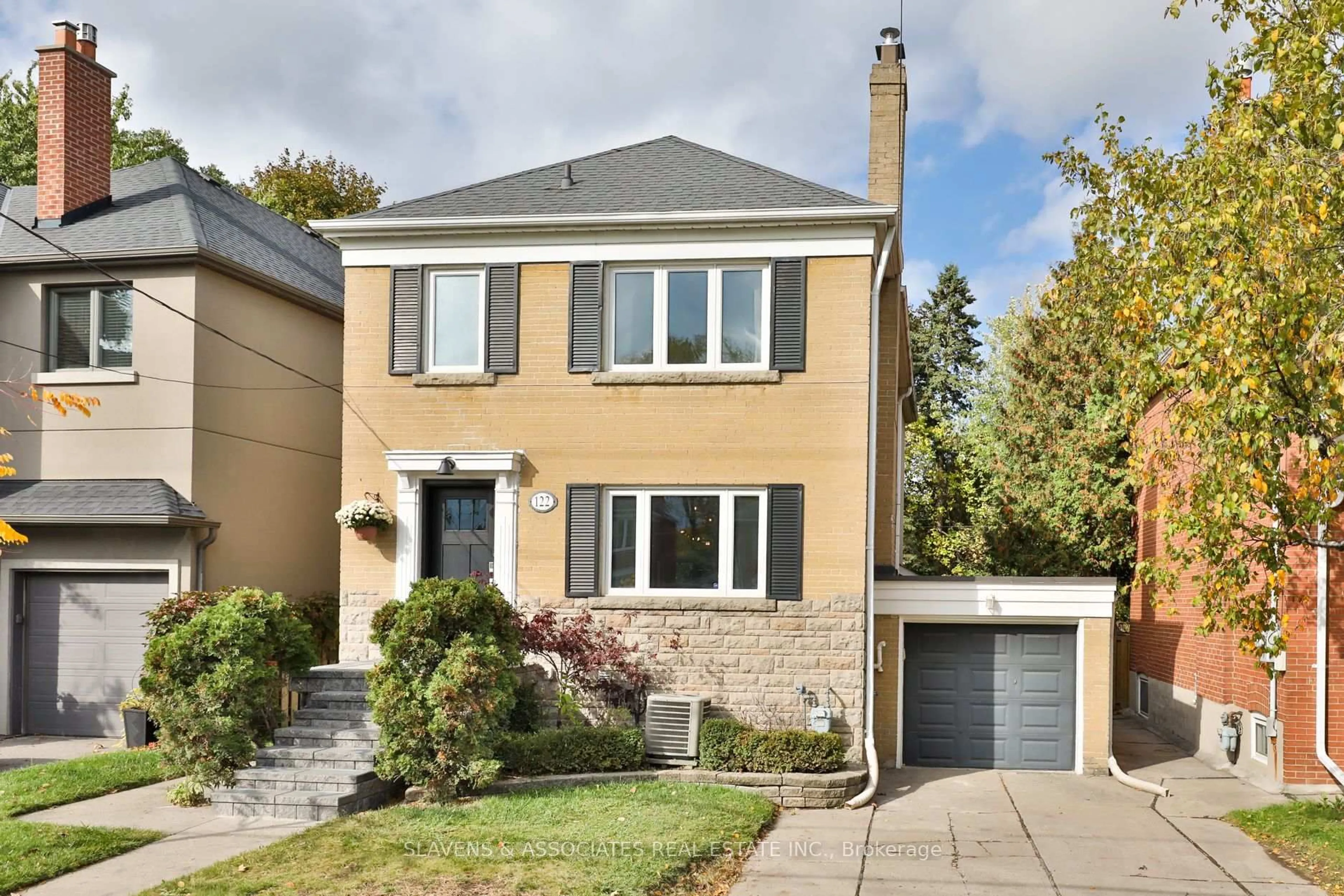 Home with brick exterior material, street for 122 Wilson Ave, Toronto Ontario M5M 3A1