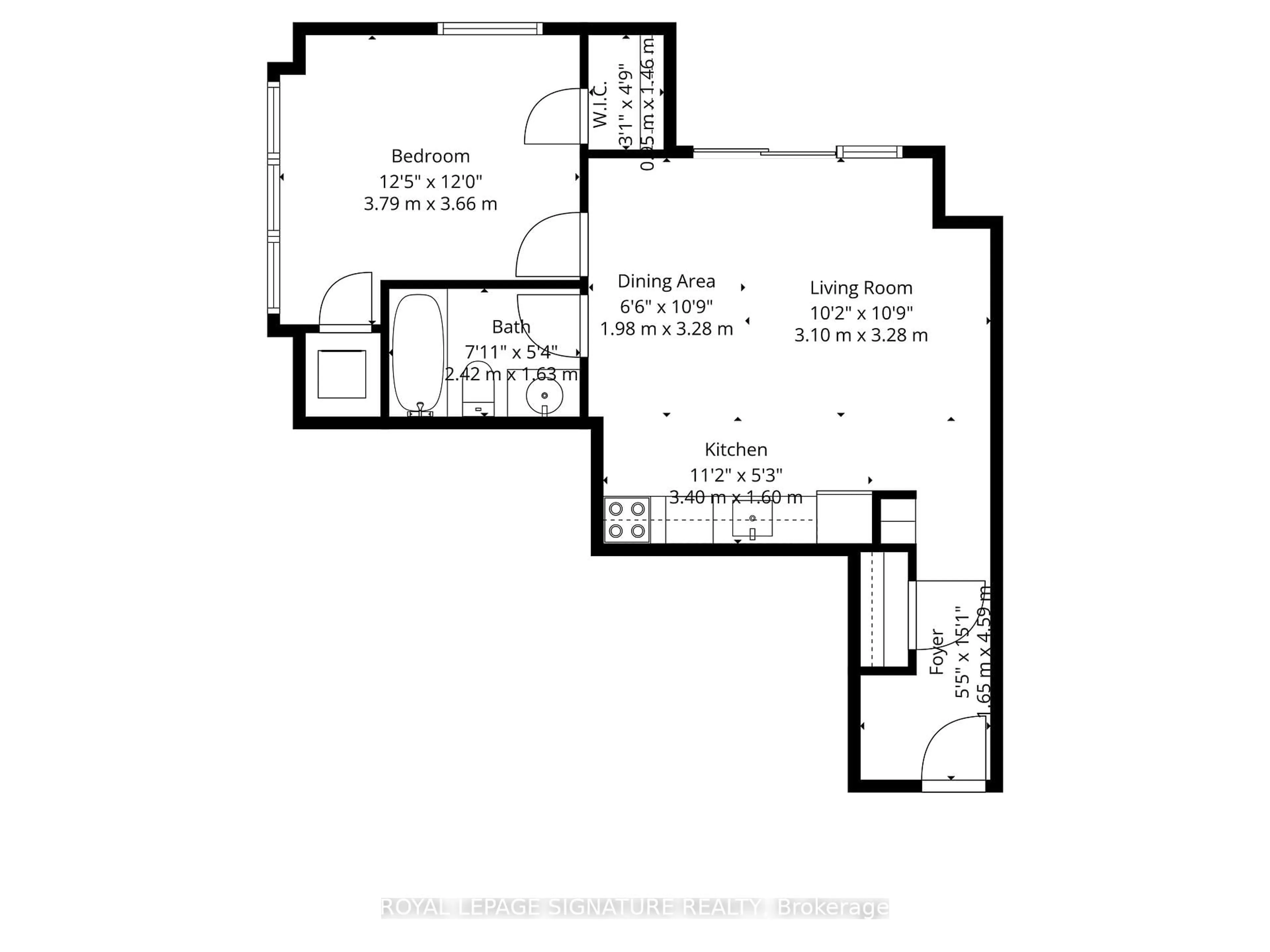 Floor plan for 30 Herons Hill Way #1901, Toronto Ontario M2J 0A7