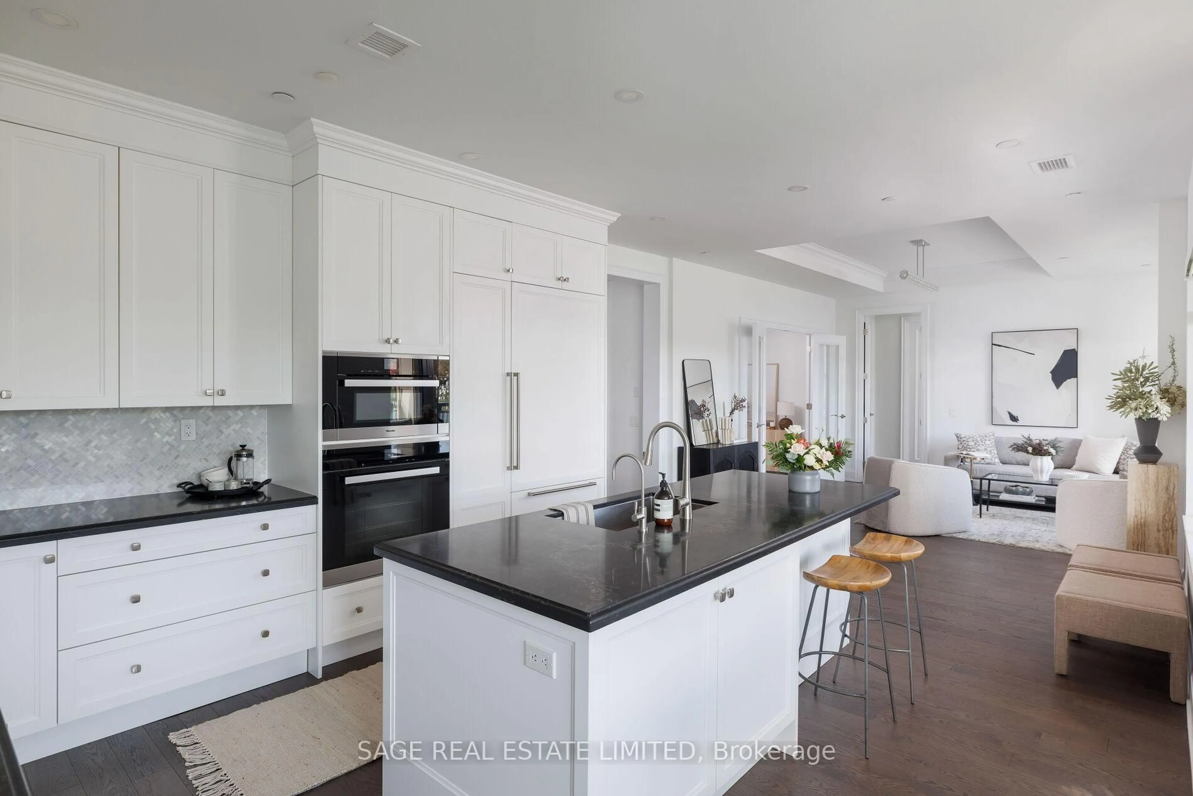 Contemporary kitchen, ceramic/tile floor for 1900 Bayview Ave #0629, Toronto Ontario M4G 0A6