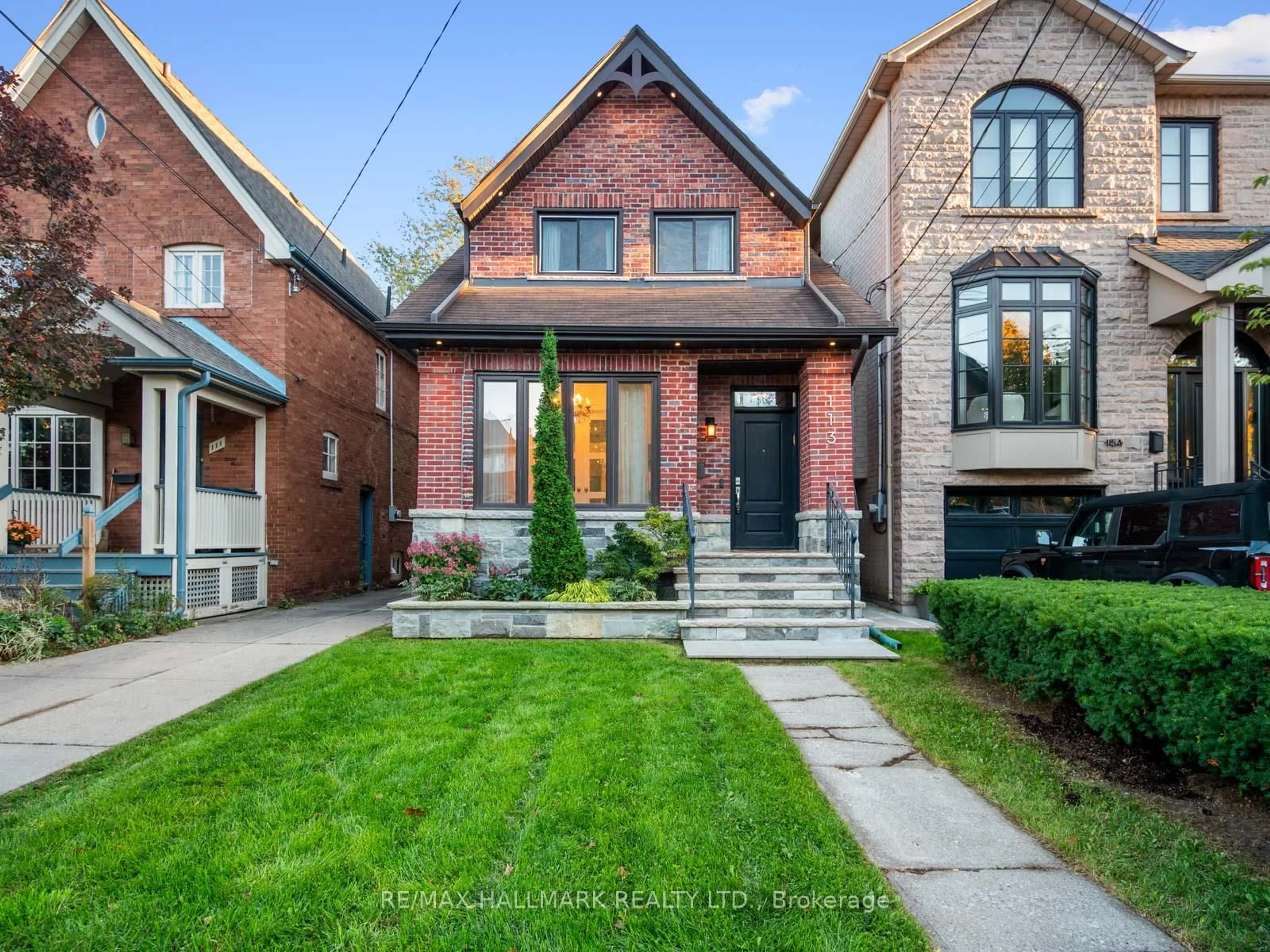 Home with brick exterior material, street for 113 Melrose Ave, Toronto Ontario M5M 1Y8