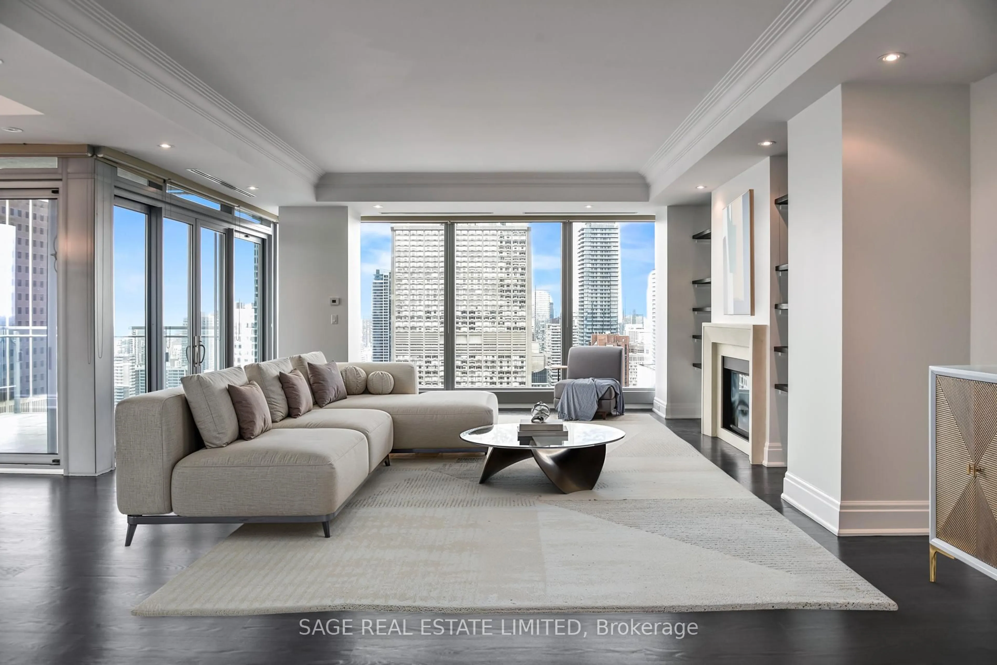 Living room with furniture, unknown for 50 Yorkville Ave #3103, Toronto Ontario M4W 0A4