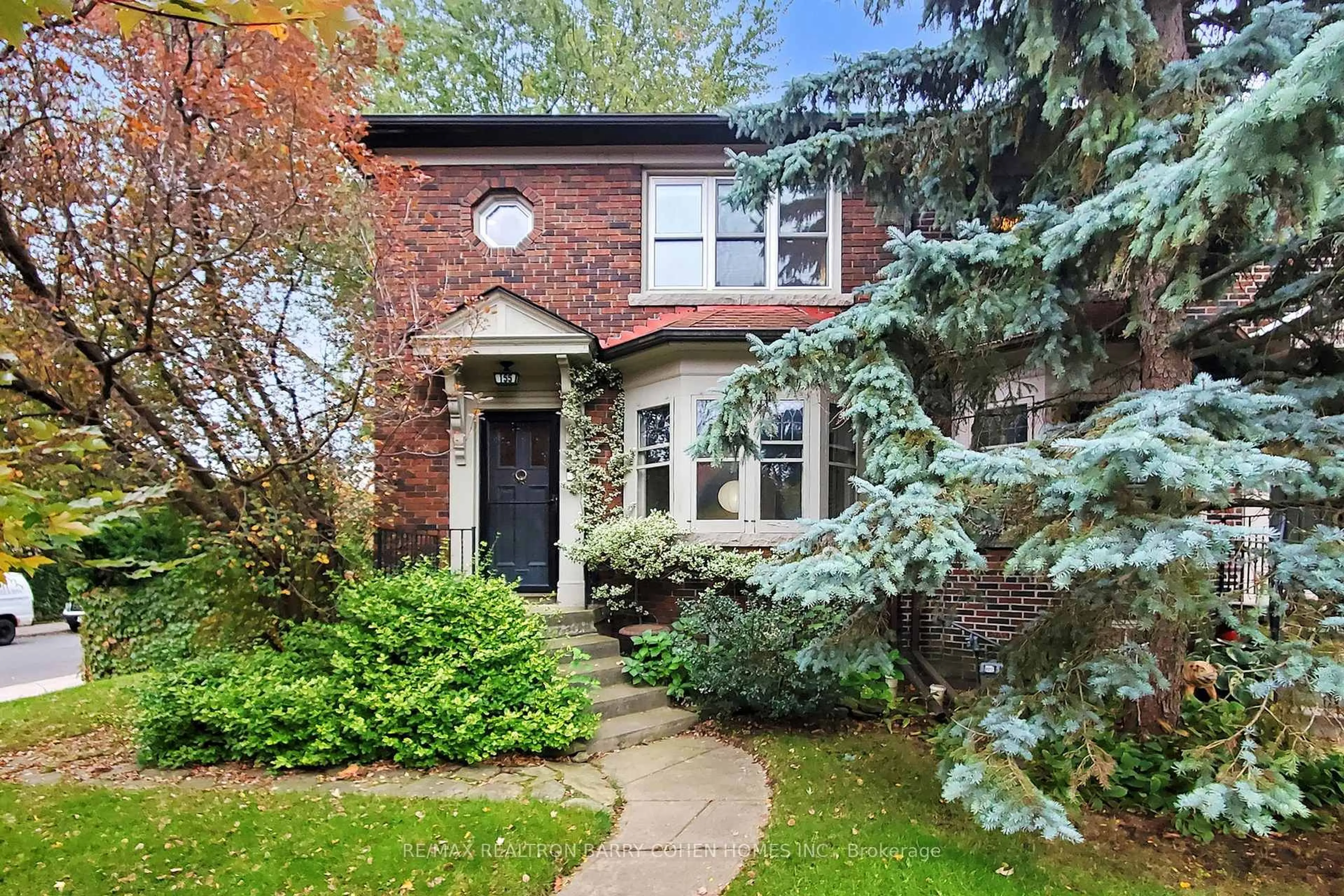 Home with brick exterior material, street for 155 Parkhurst Blvd, Toronto Ontario M4G 2E8