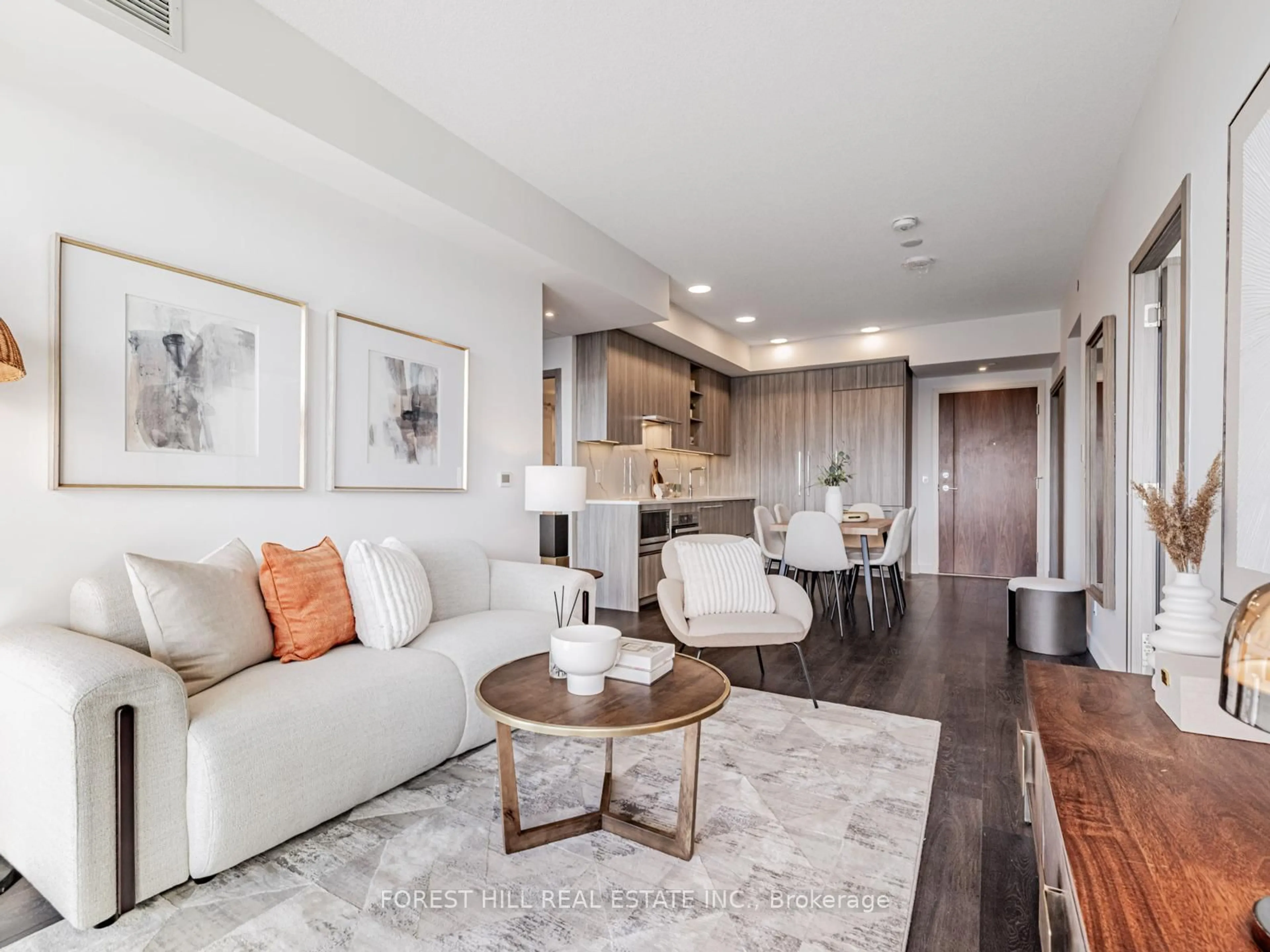 Living room with furniture, unknown for 27 Mcmahon Dr #2706, Toronto Ontario M2K 0J2