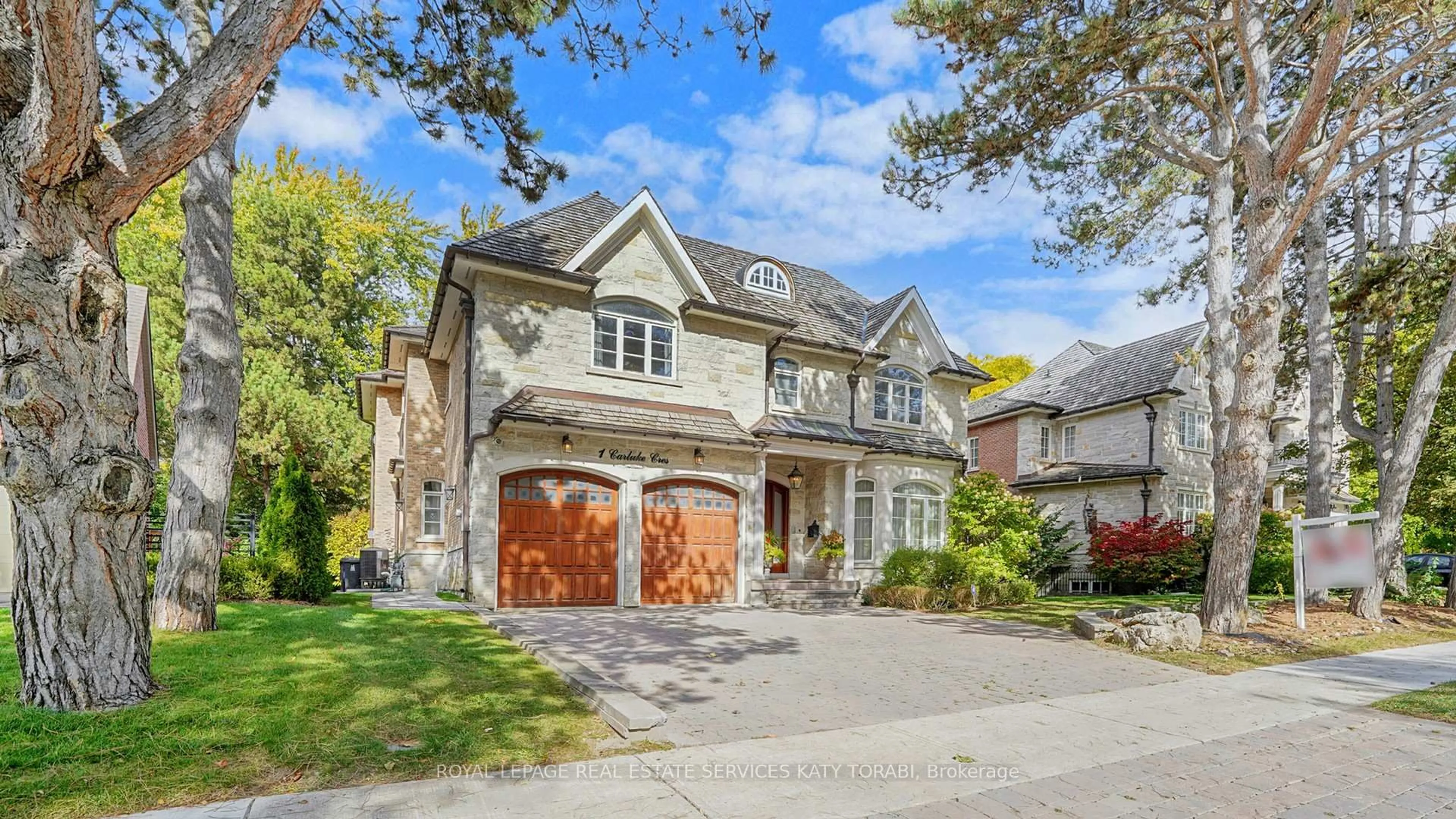 Home with brick exterior material, street for 1B Carluke Cres, Toronto Ontario M2L 2H7