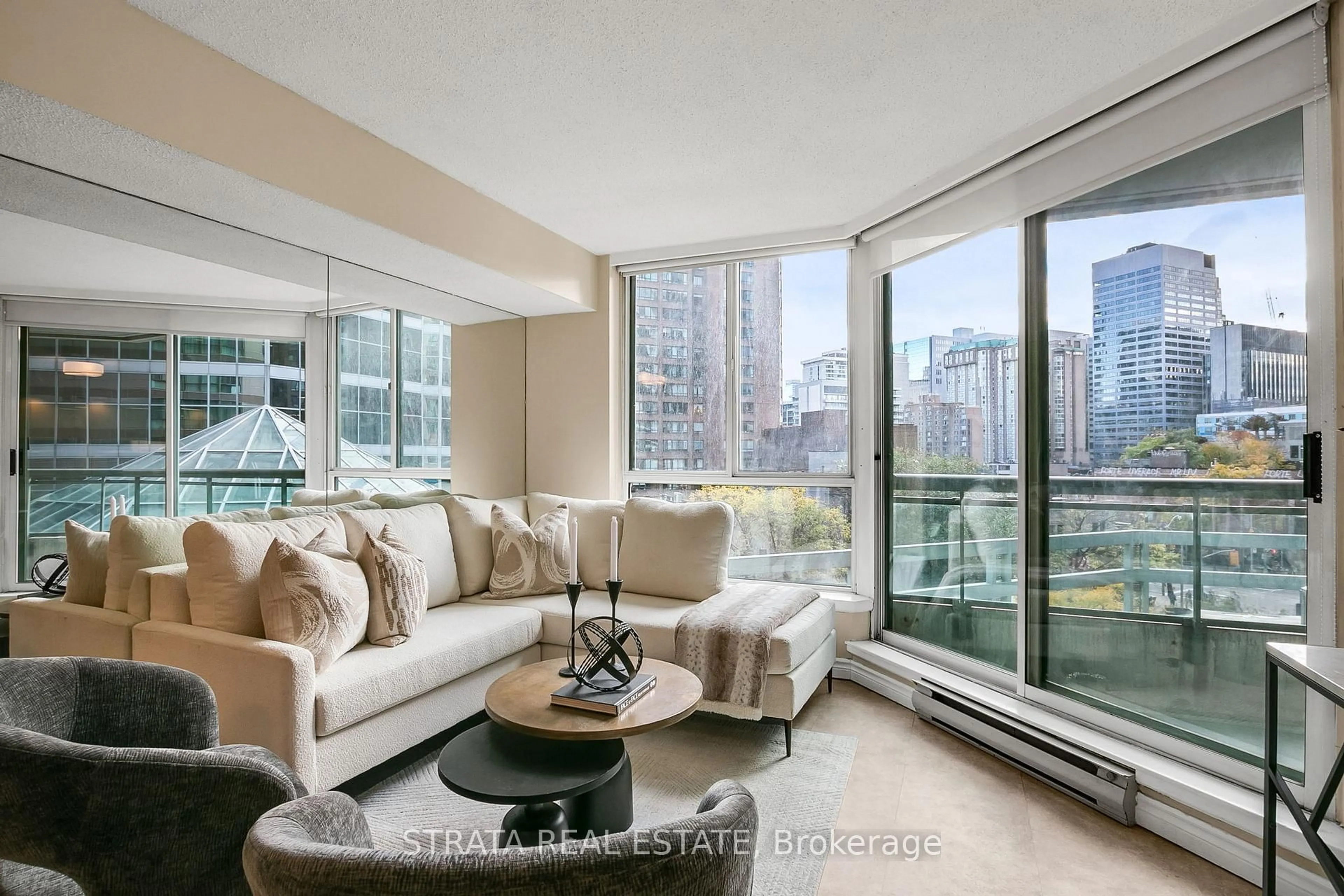 Living room with furniture, unknown for 38 Elm St #412, Toronto Ontario M5G 2K5