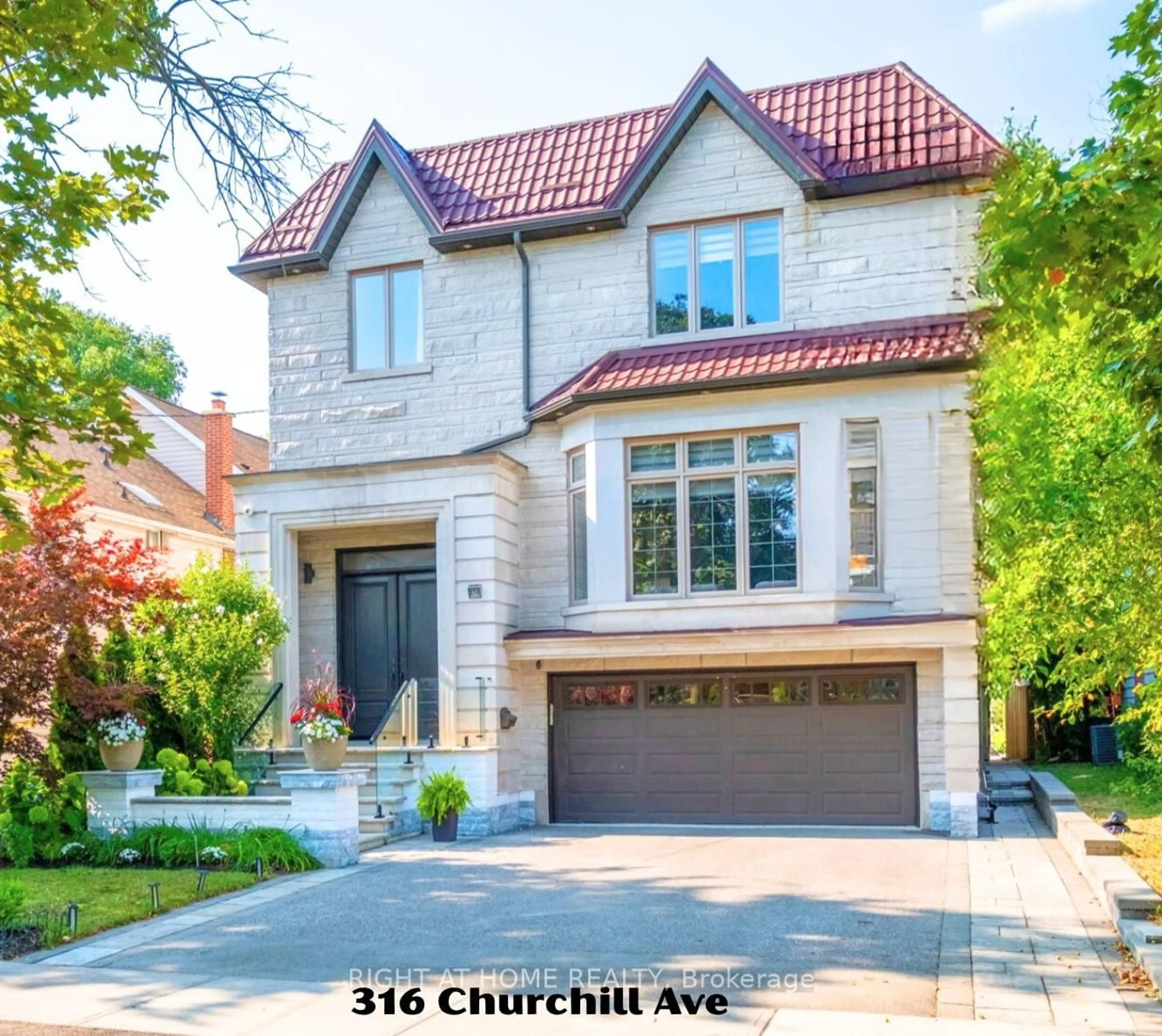 Home with brick exterior material, street for 316 Churchill Ave, Toronto Ontario M2R 1E7