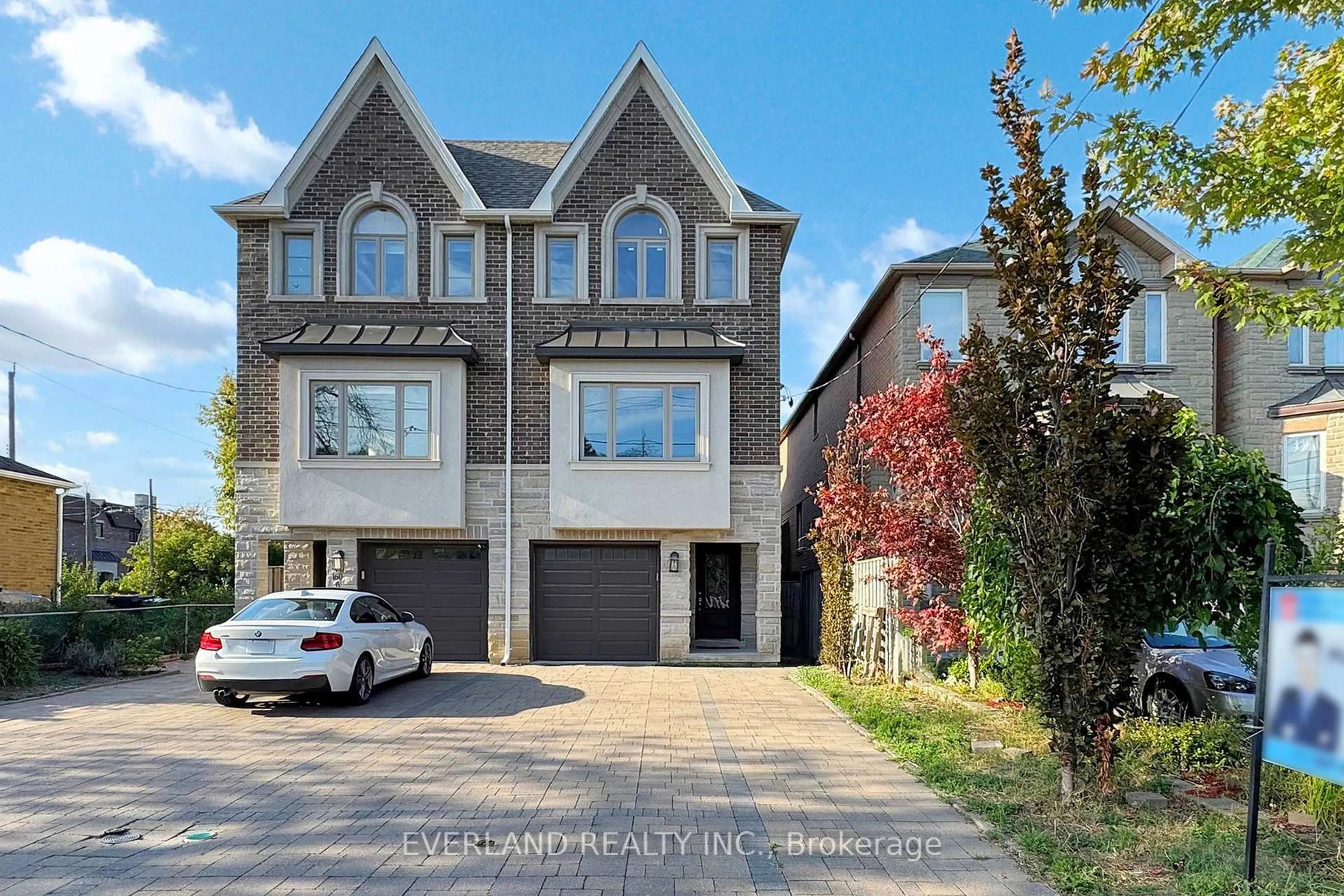 Home with brick exterior material, street for 160B Finch Ave, Toronto Ontario M2N 4R9