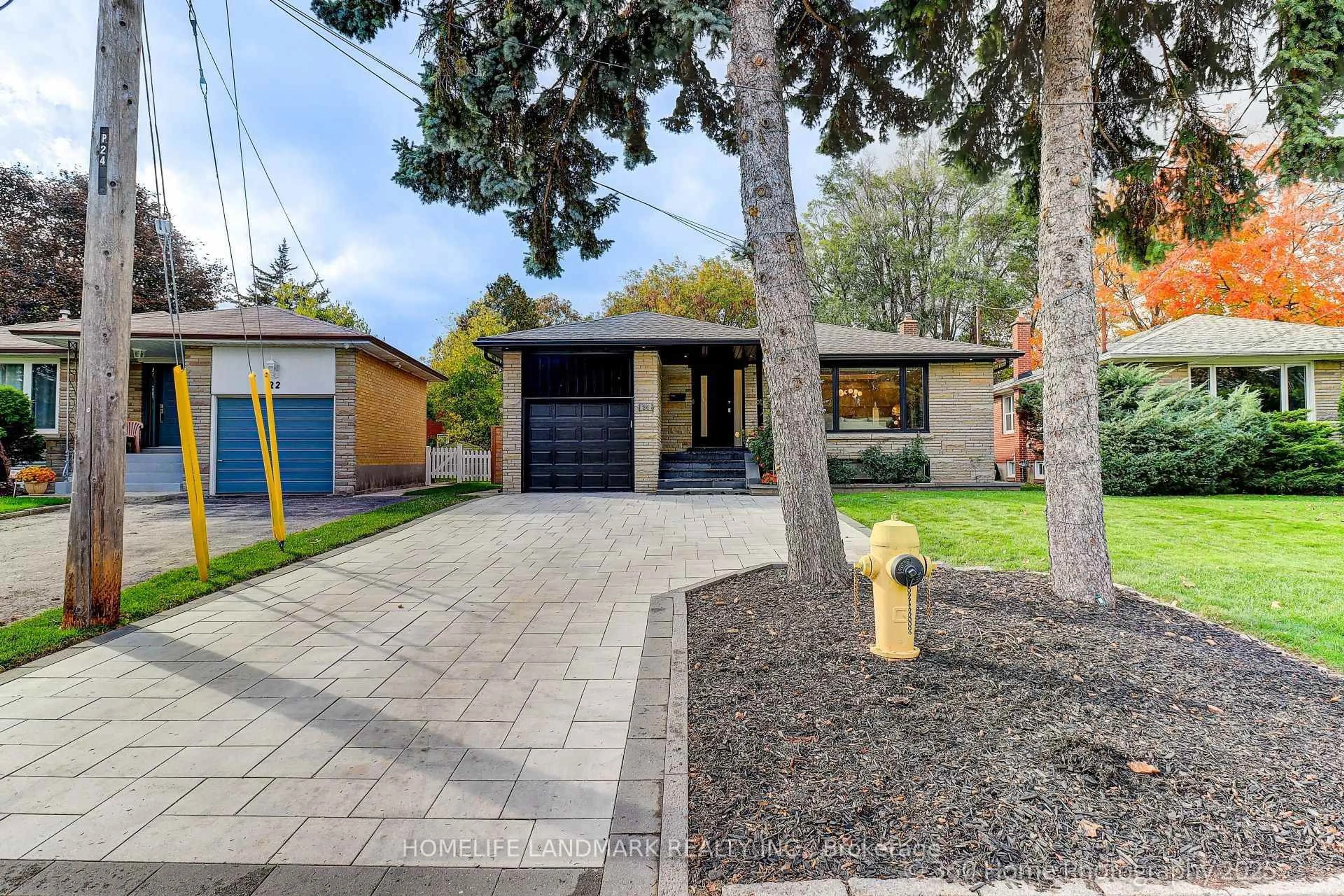 Home with brick exterior material, street for 24 Evanston Dr, Toronto Ontario M3H 5P1