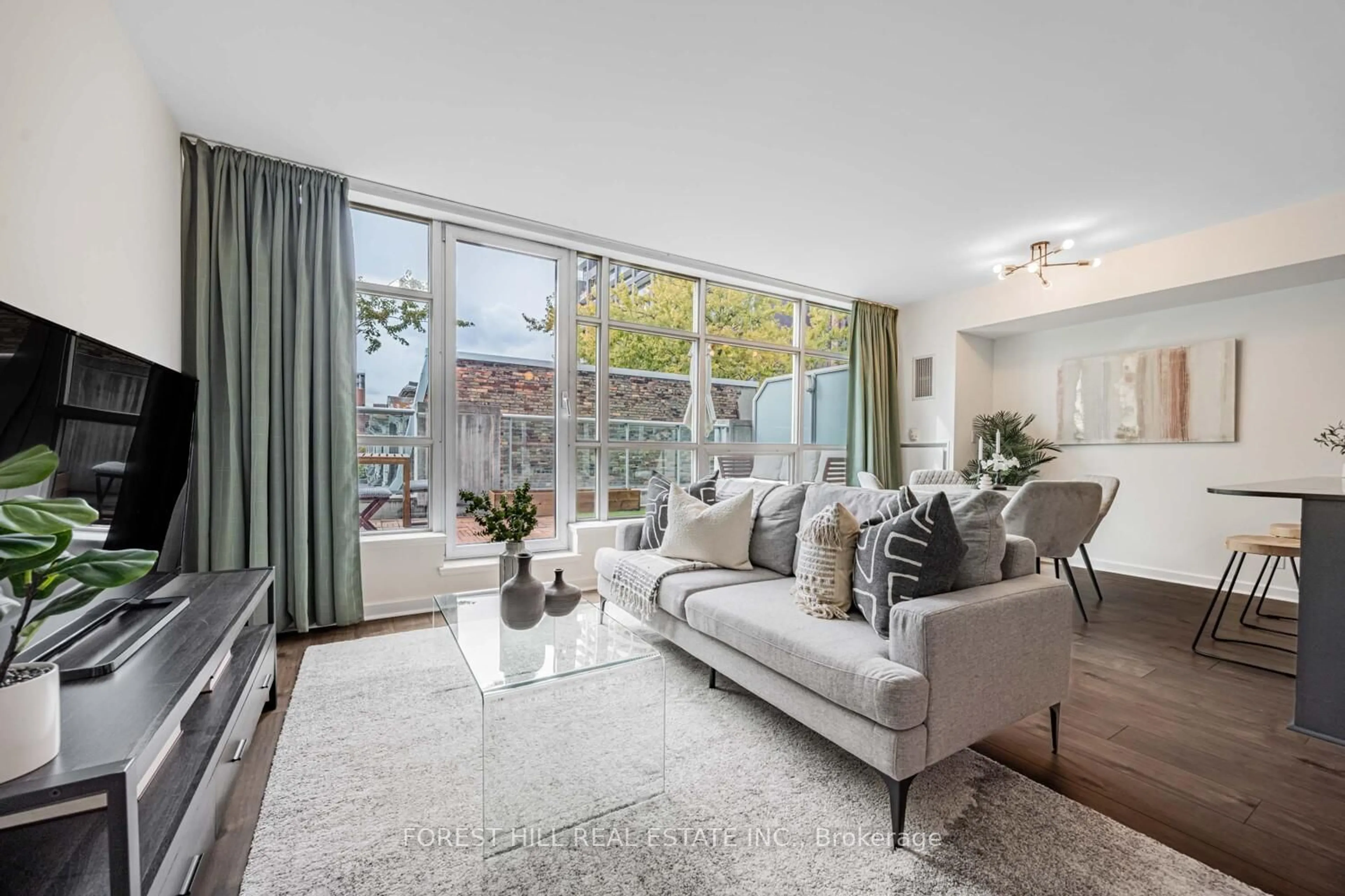 Living room with furniture, unknown for 350 Wellington St #306, Toronto Ontario M5V 3W9