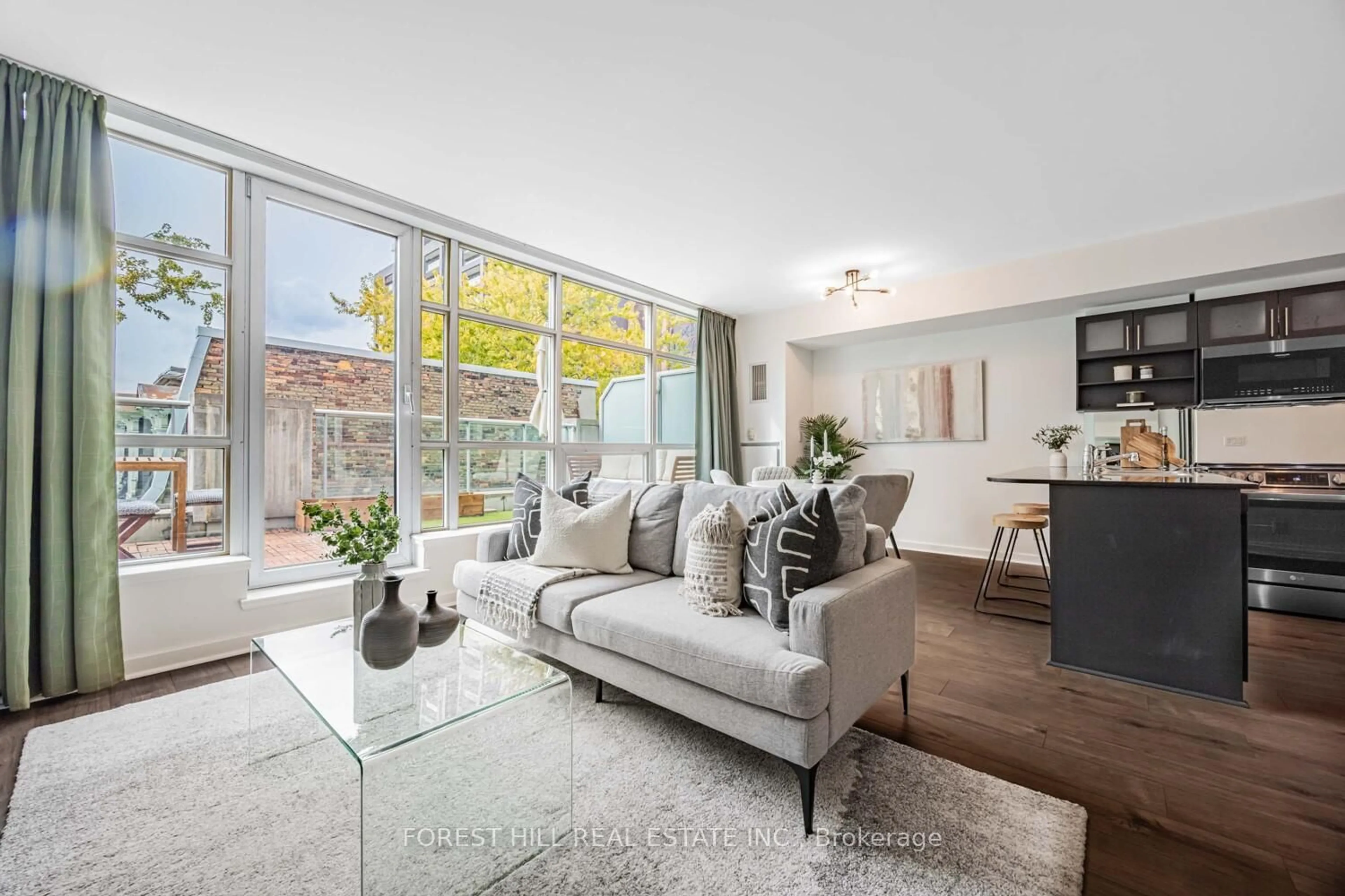 Living room with furniture, unknown for 350 Wellington St #306, Toronto Ontario M5V 3W9