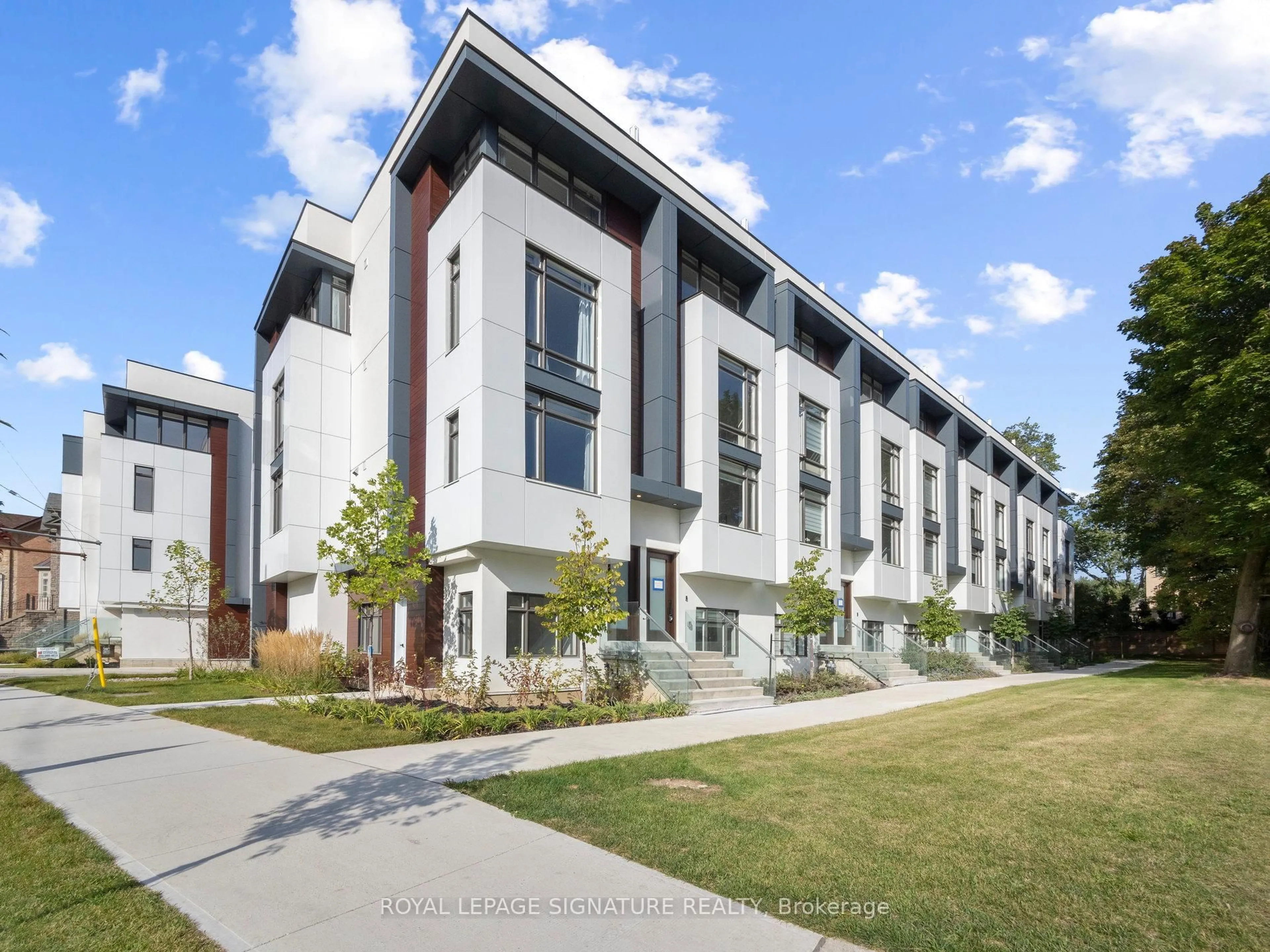 Home with brick exterior material, street for 1 Flax Field Lane, Toronto Ontario M2N 0L5