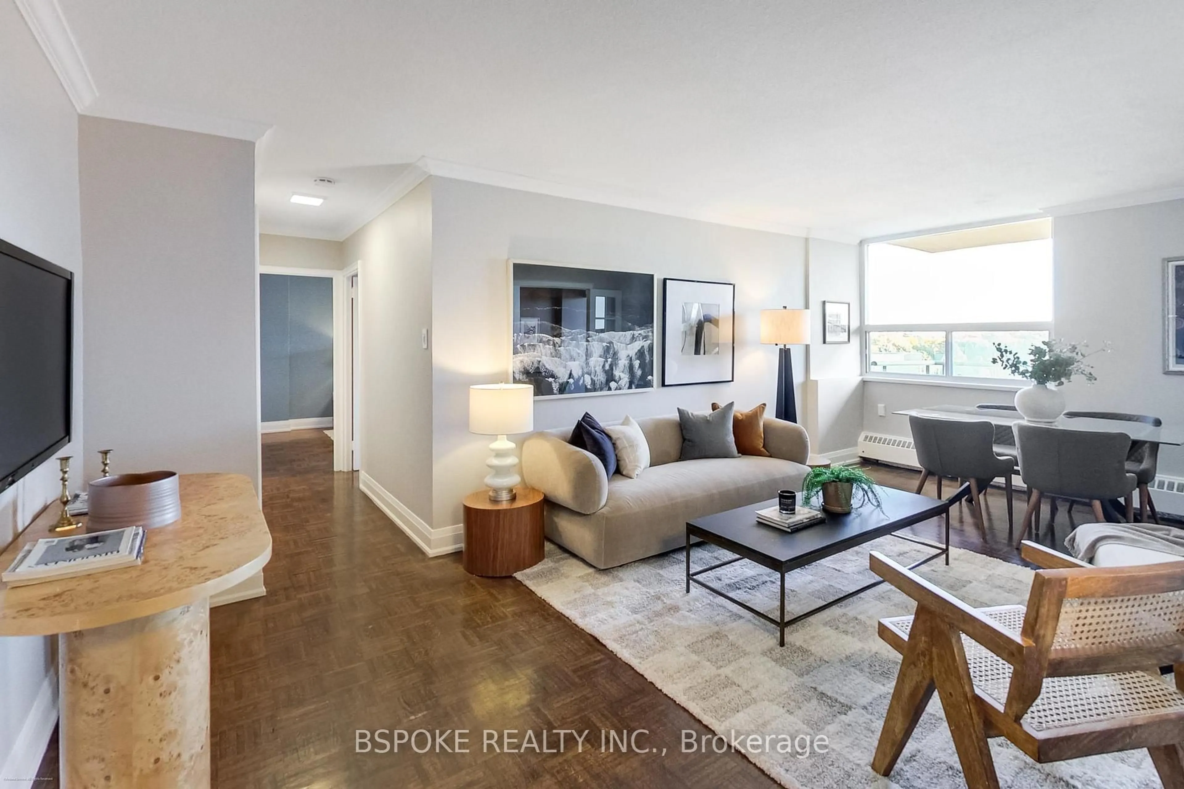 Living room with furniture, unknown for 5949 Yonge St #601, Toronto Ontario M2M 3V8