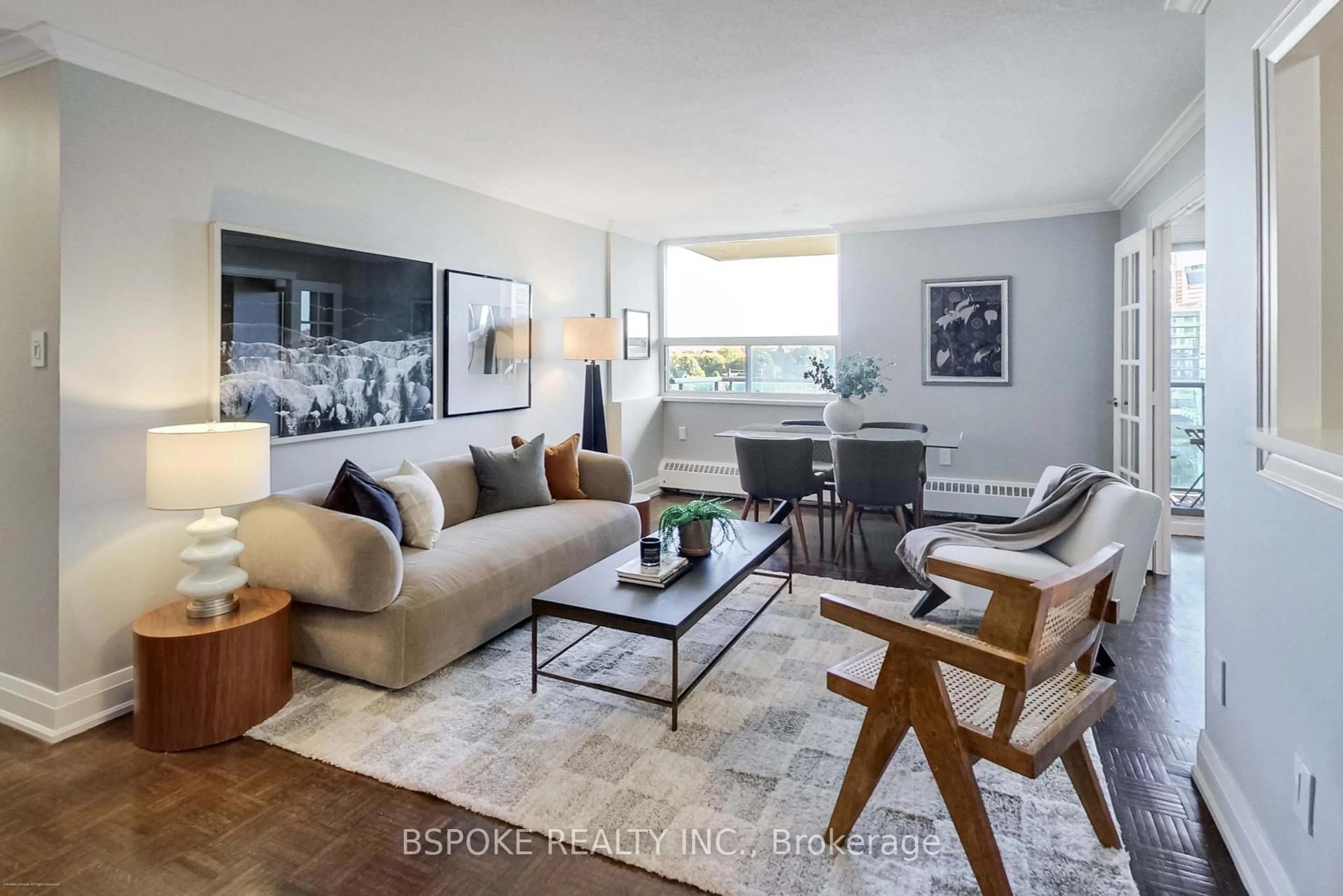 Living room with furniture, unknown for 5949 Yonge St #601, Toronto Ontario M2M 3V8
