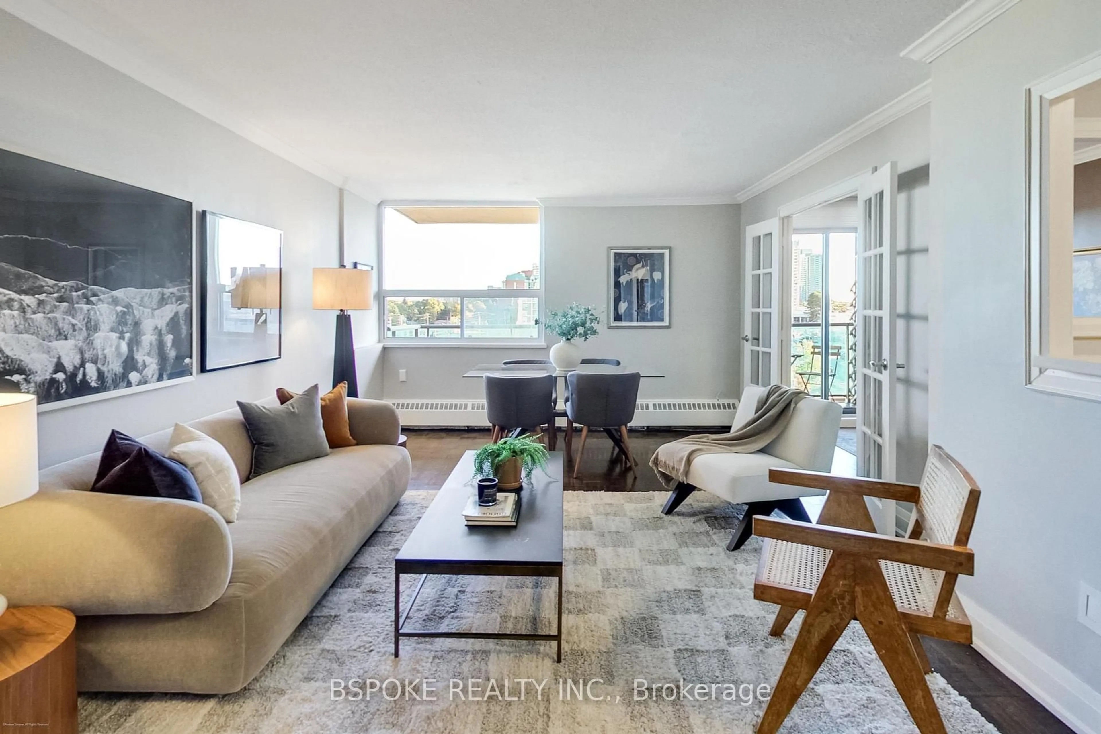 Living room with furniture, unknown for 5949 Yonge St #601, Toronto Ontario M2M 3V8