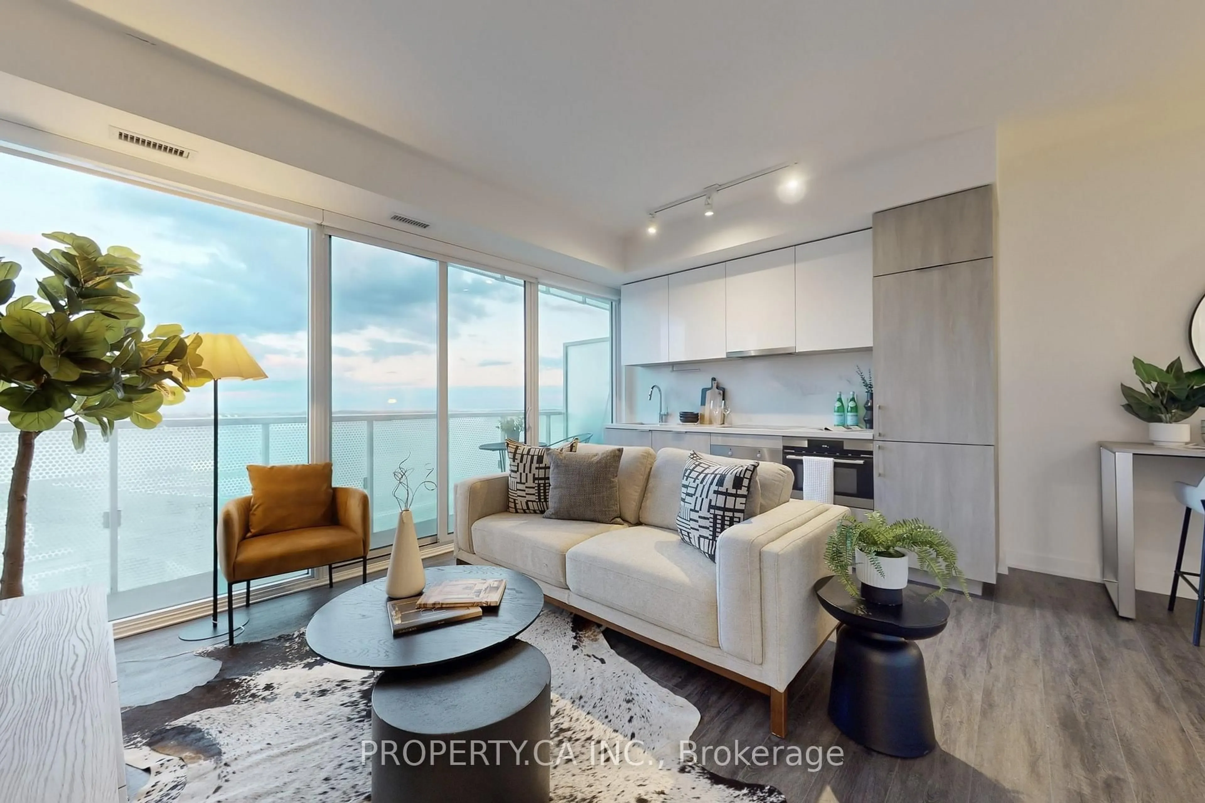 Living room with furniture, unknown for 15 Queens Quay #2209, Toronto Ontario M5E 0C5