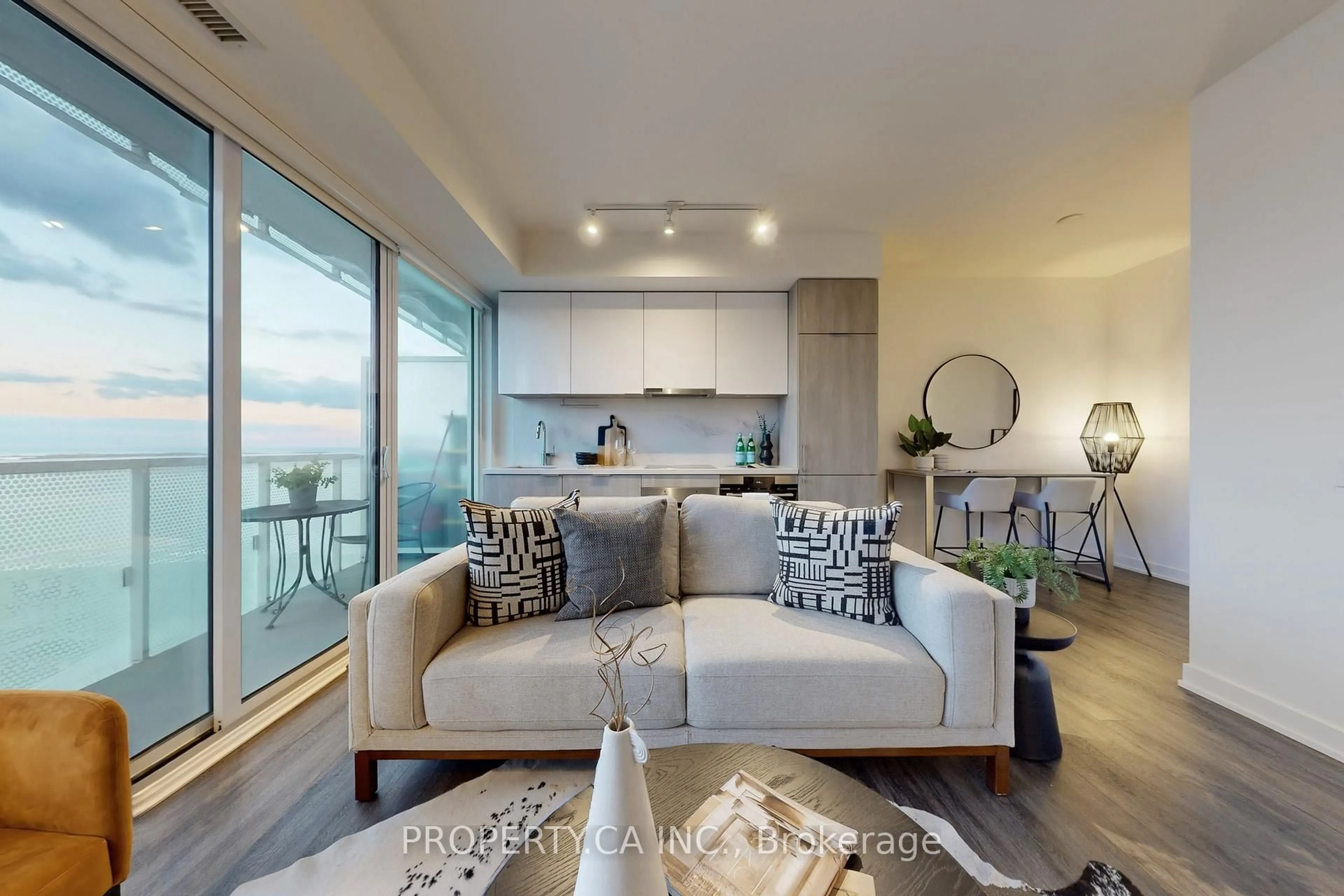 Living room with furniture, unknown for 15 Queens Quay #2209, Toronto Ontario M5E 0C5