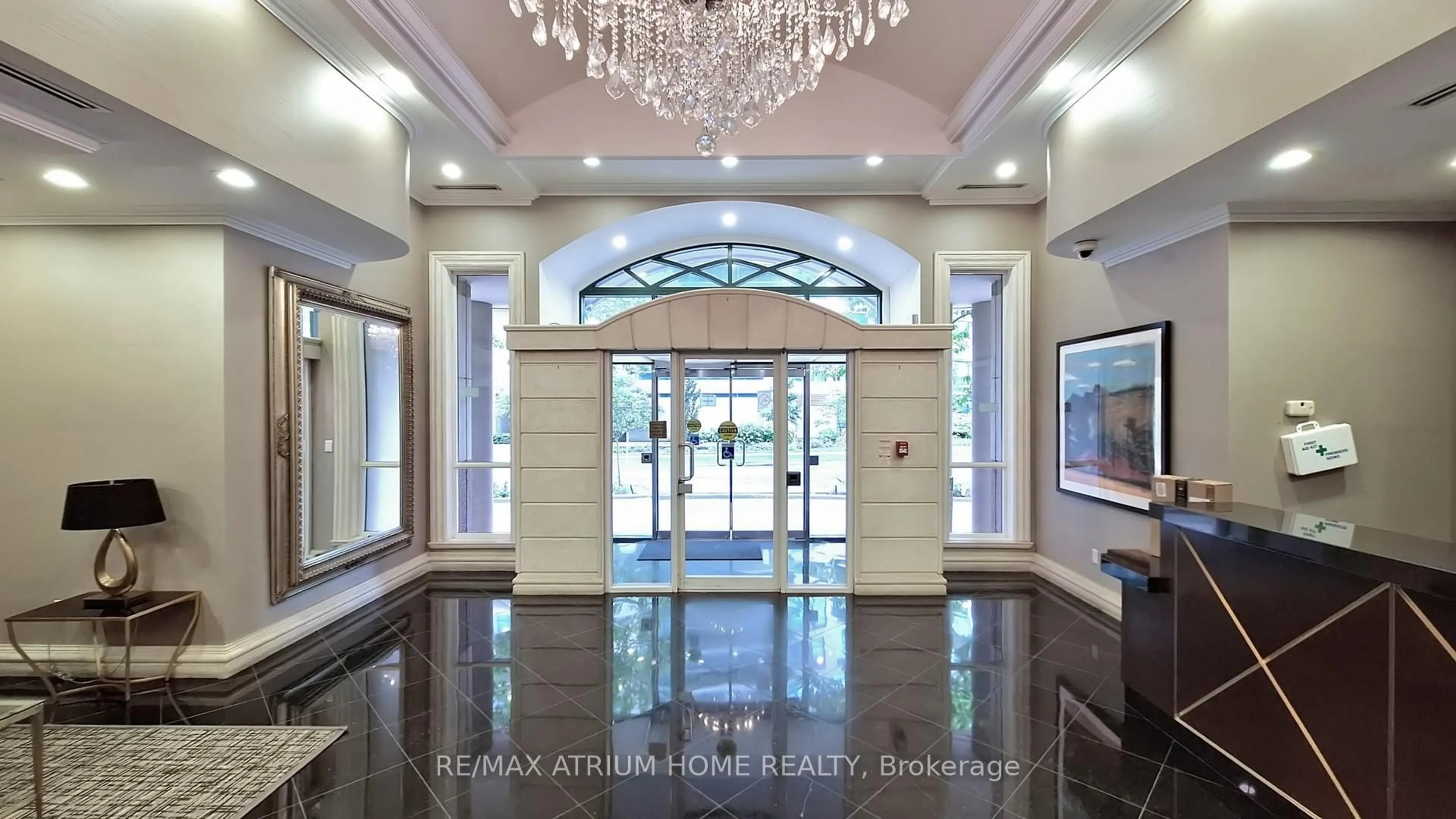 Lobby for 7 Lorraine Dr #2315, Toronto Ontario M2N 7H2