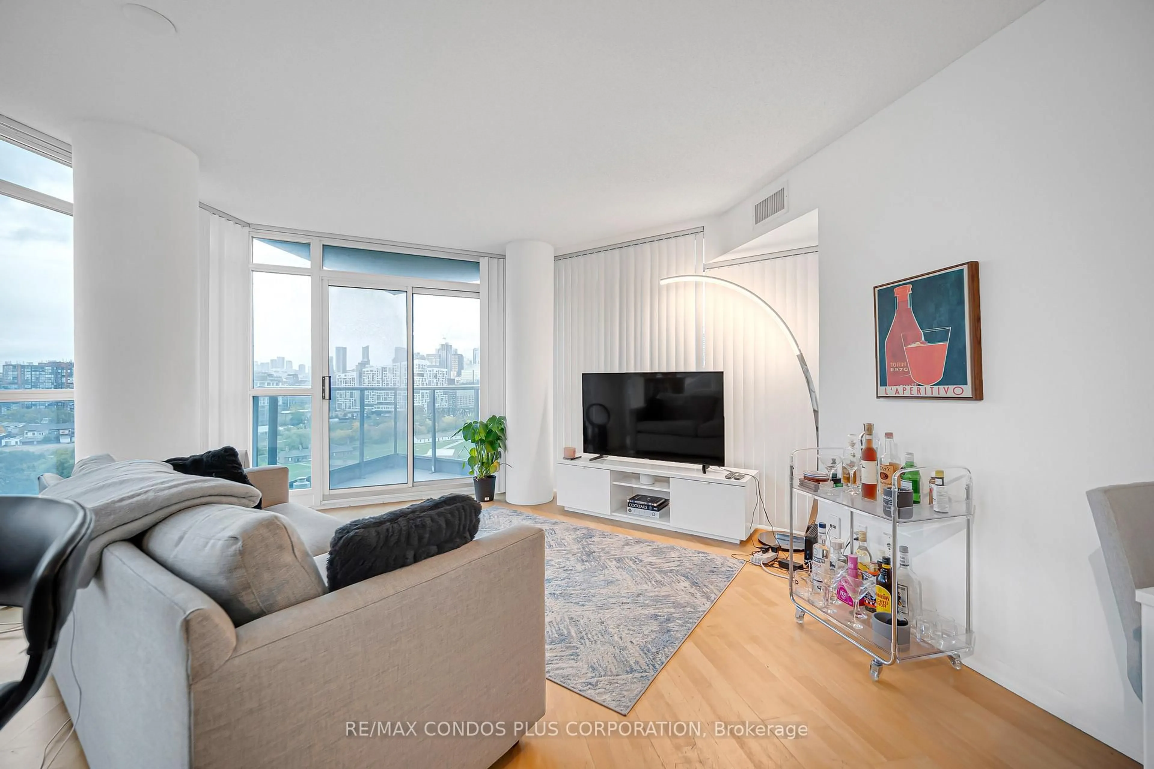 Living room with furniture, unknown for 231 Fort York Blvd #1609, Toronto Ontario M5V 1B2