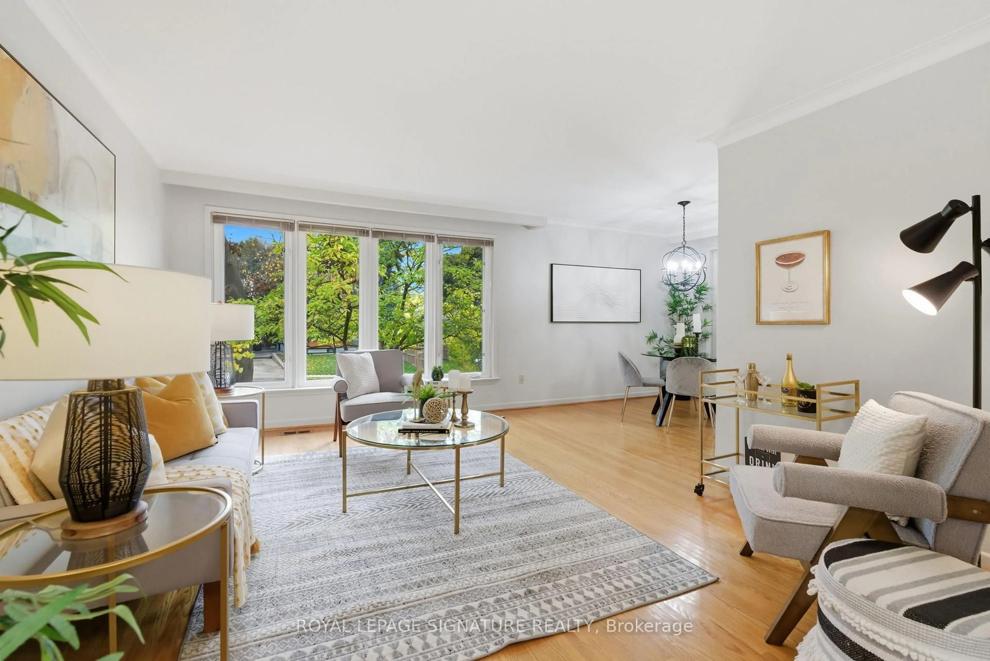 Living room with furniture, unknown for 26 Royal Doulton Dr, Toronto Ontario M3A 1N5