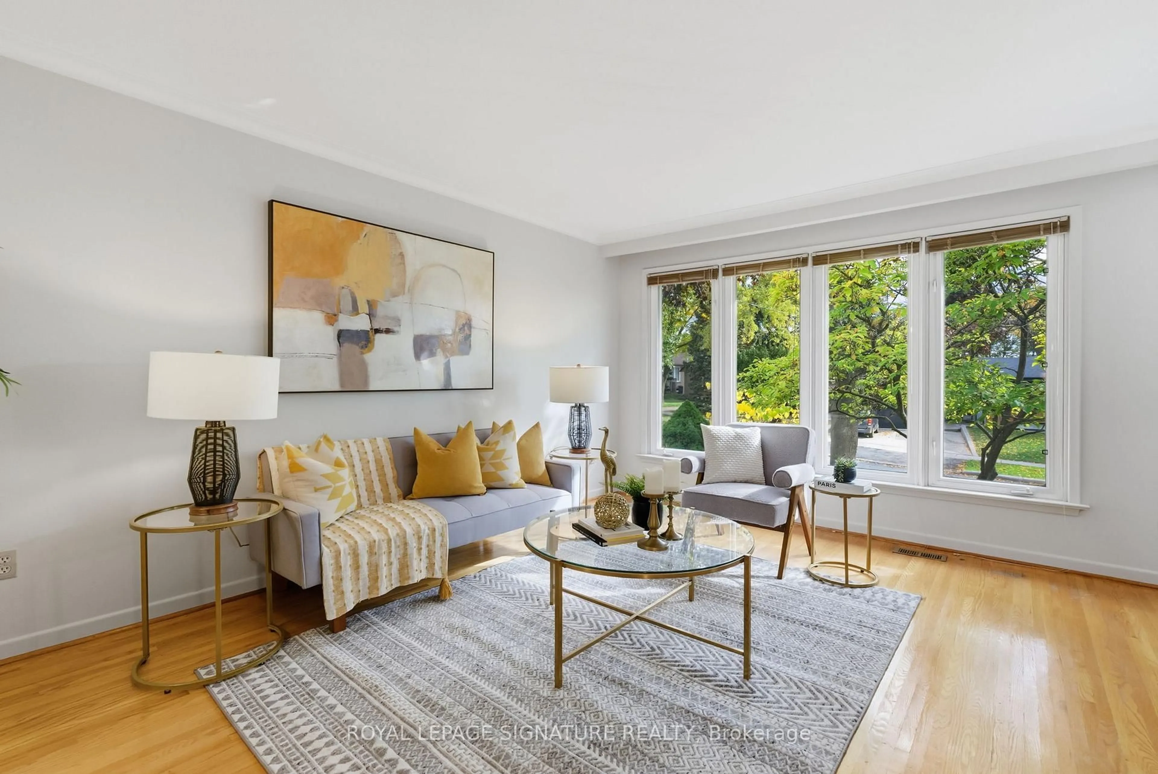 Living room with furniture, unknown for 26 Royal Doulton Dr, Toronto Ontario M3A 1N5