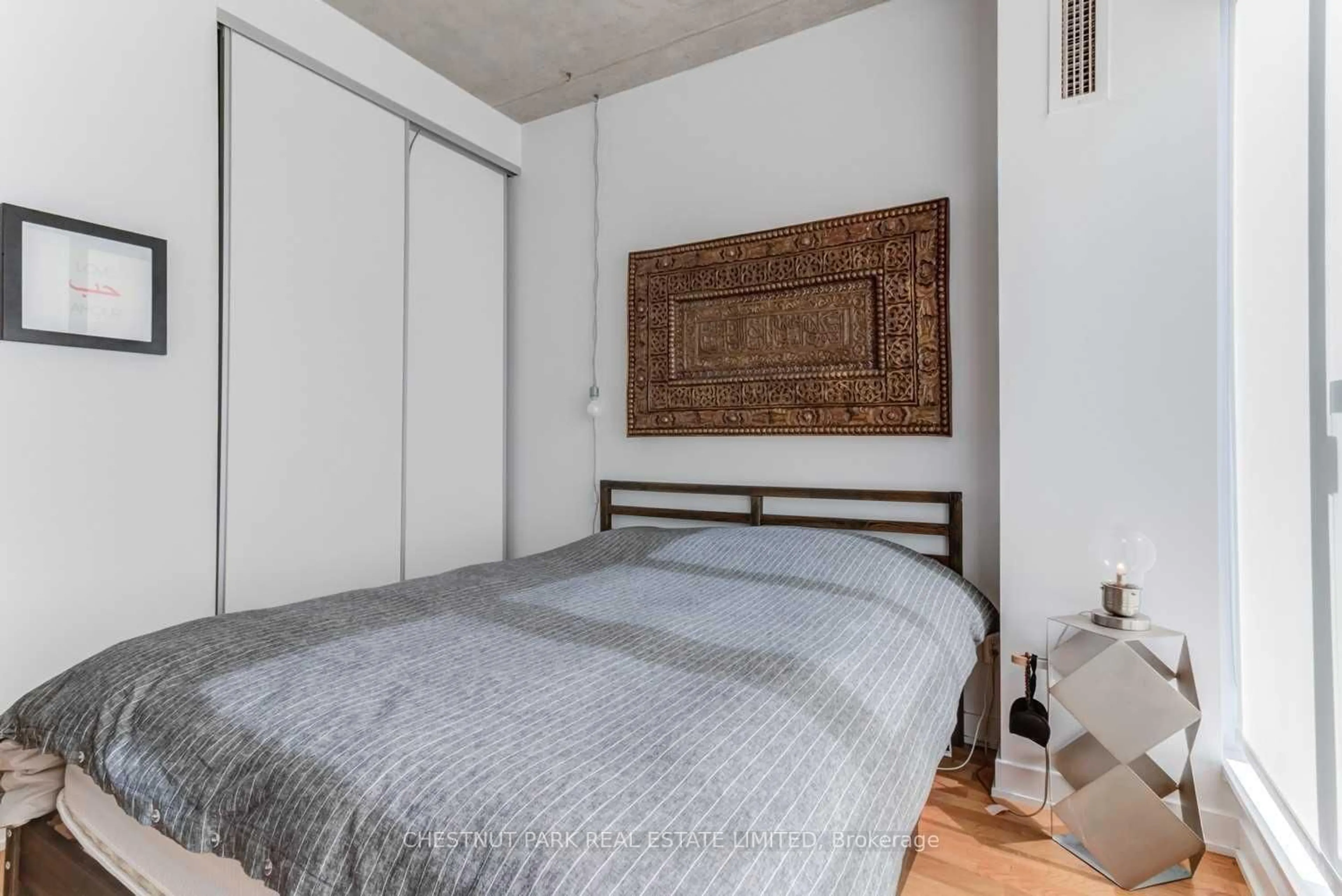 Bedroom with bed, unknown for 8 Dovercourt Rd #315, Toronto Ontario M6J 0B6
