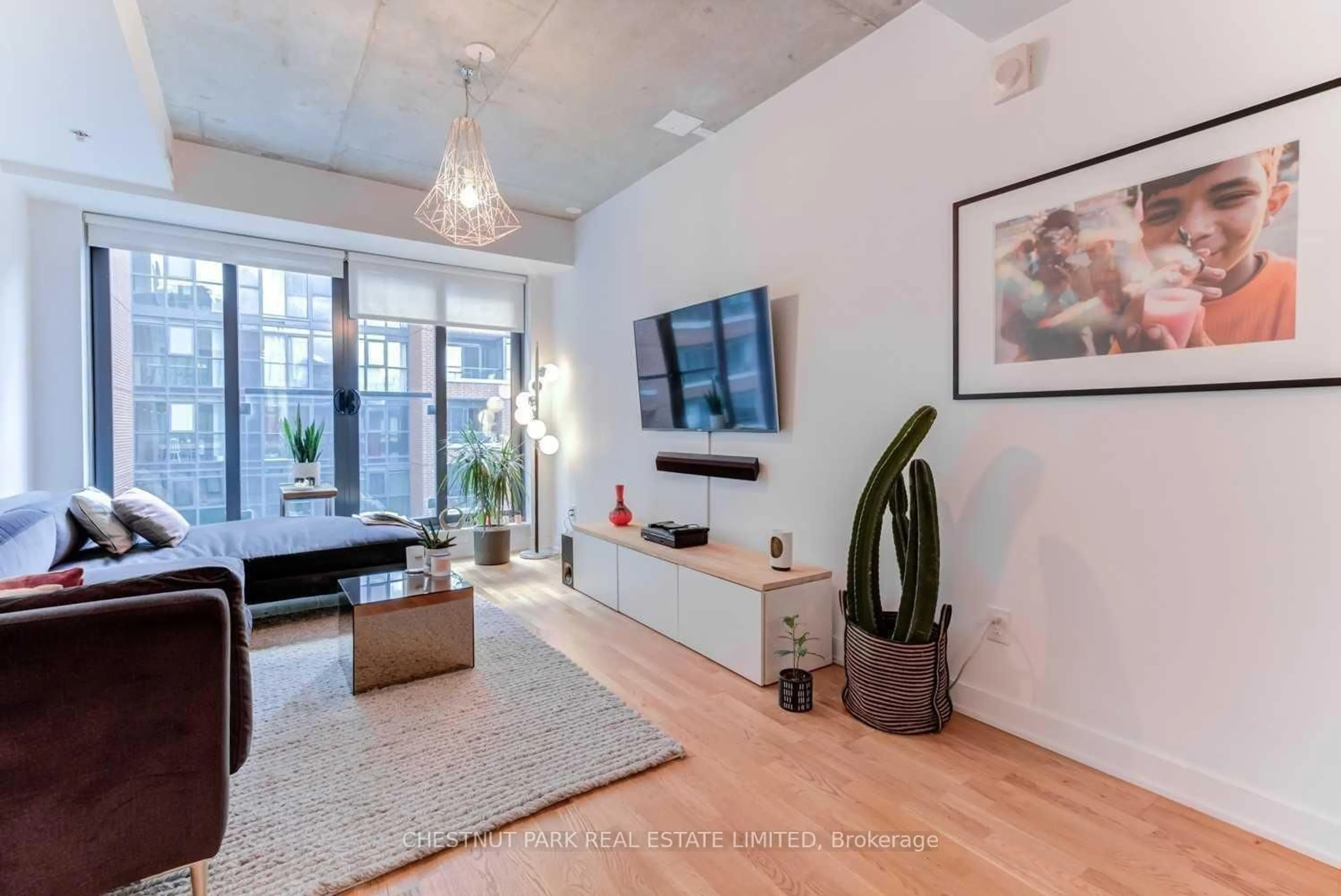 Living room with furniture, unknown for 8 Dovercourt Rd #315, Toronto Ontario M6J 0B6